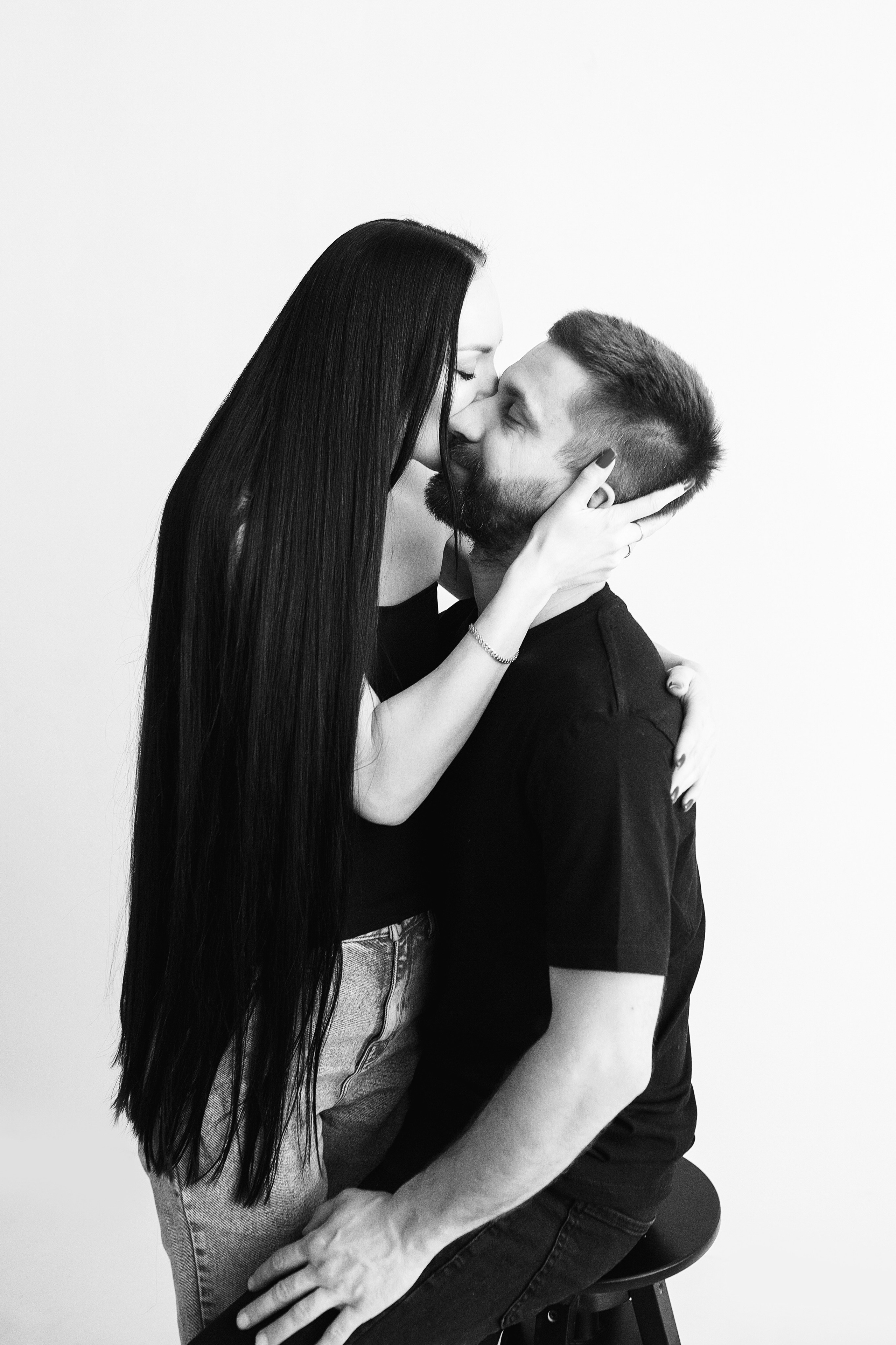 ЧБ серия. Фотограф новорожденных Оксана Полевская