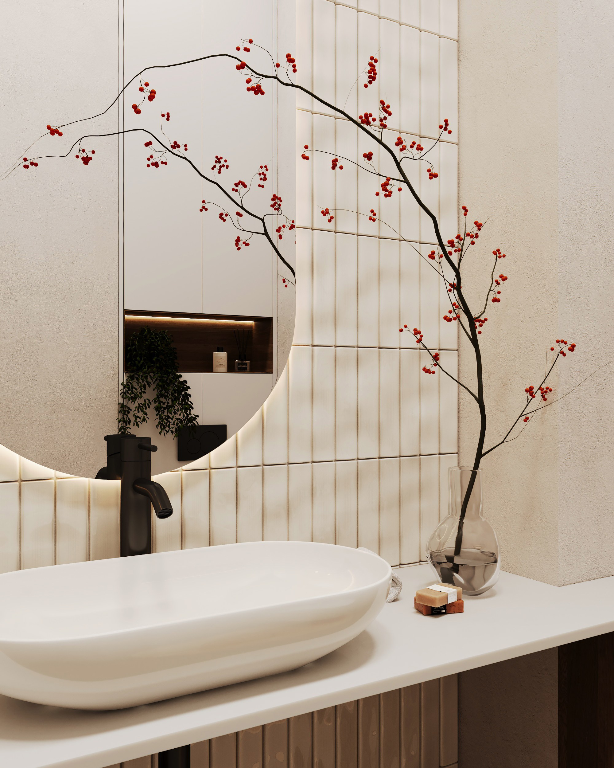 Beauty Salon Tatcher. Дизайн интерьера | 3D визуализация | Миланская Марина