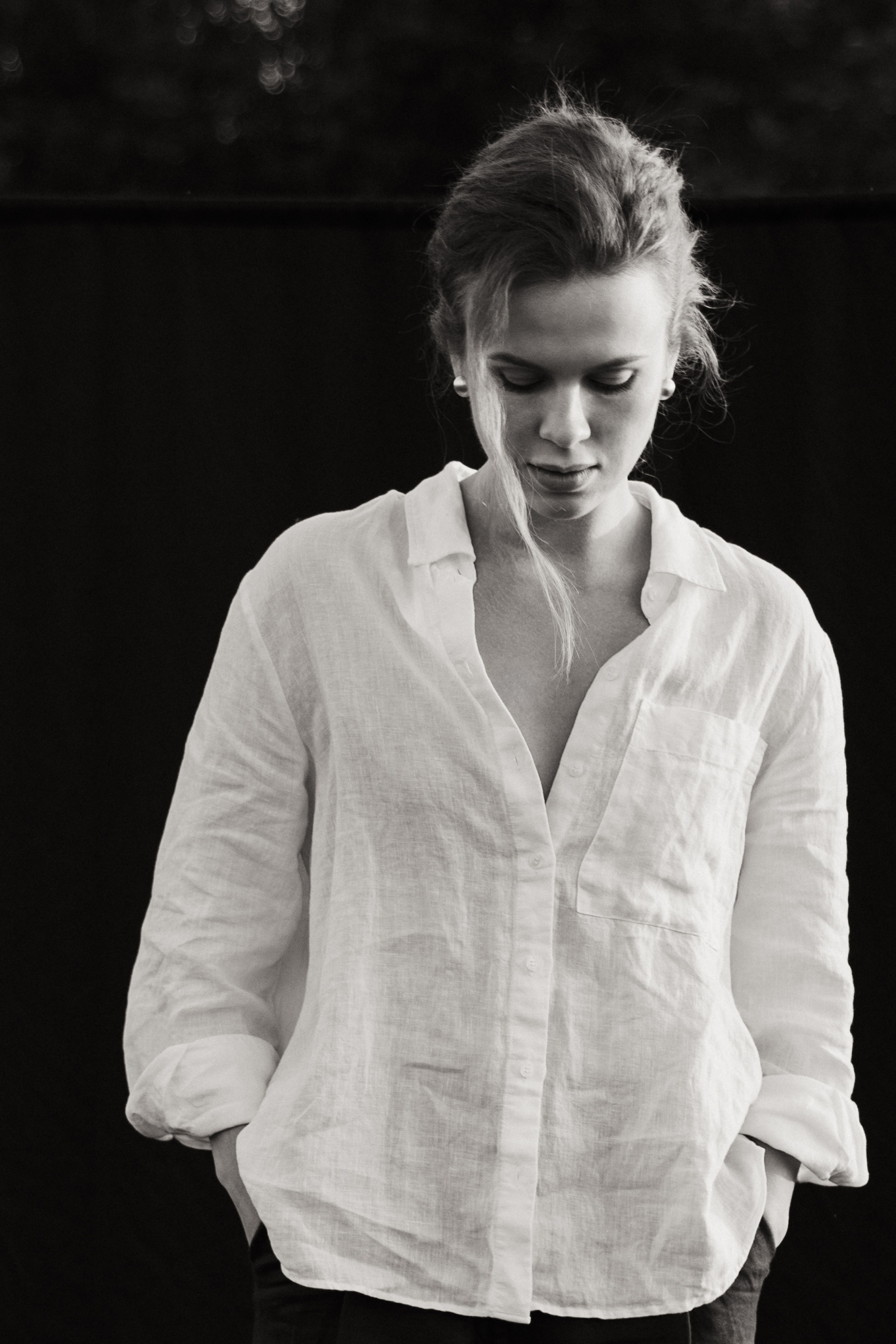 Фэшн съёмка в поле