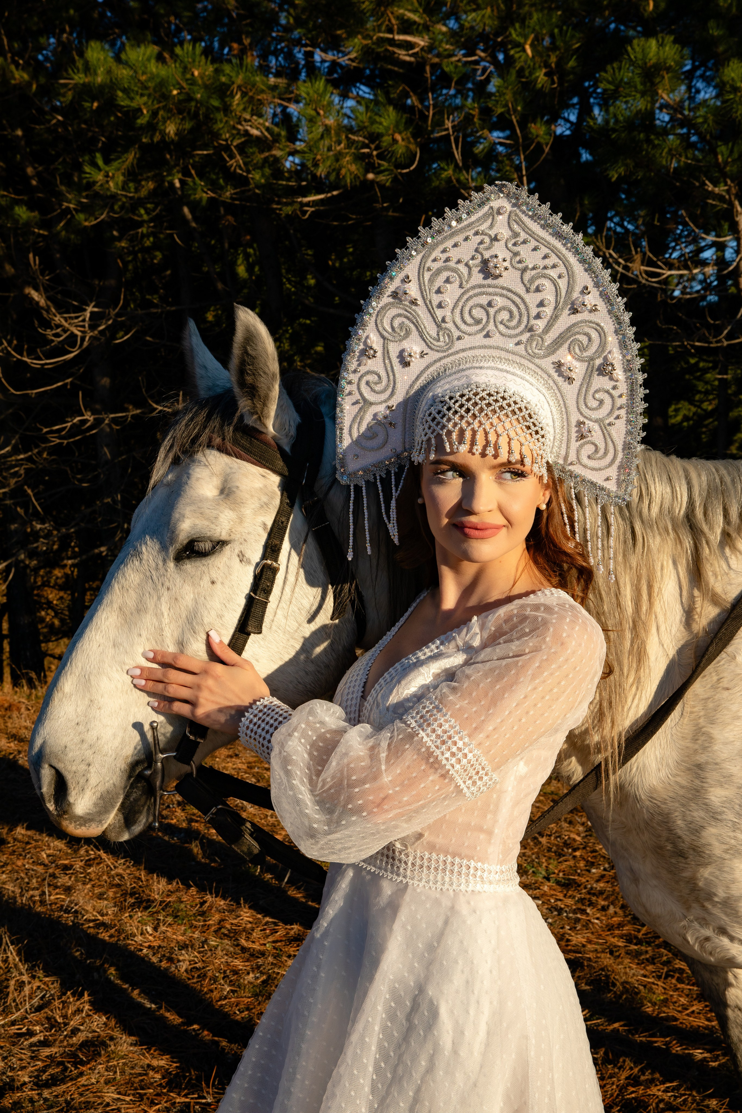 Фотосессия в конном клубе на лошадях. Фотограф в Кисловодске Юлия Федоренко