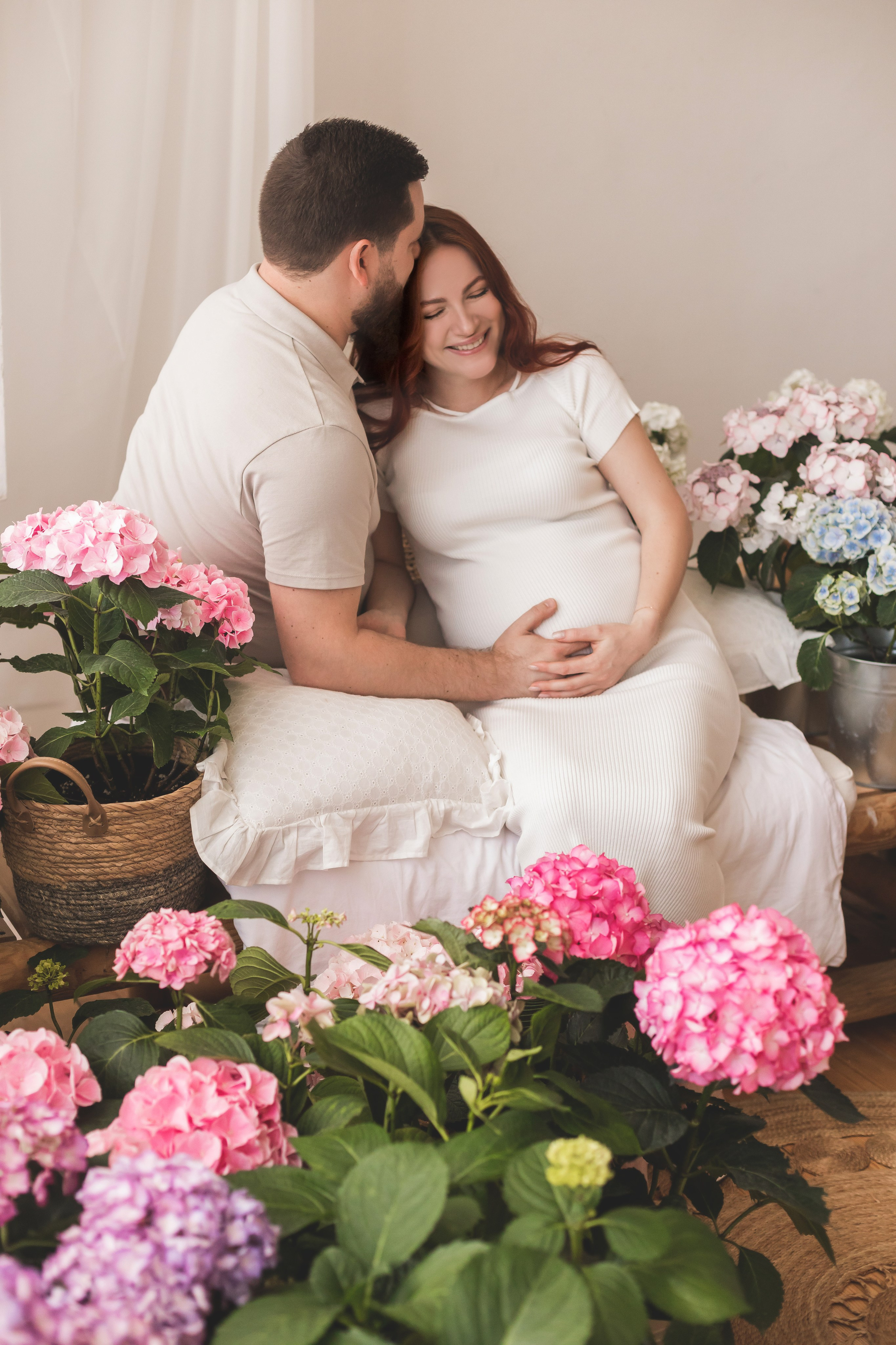 Гортензия в студии. Семейный и детский фотограф Краснодар Валерия Власенко