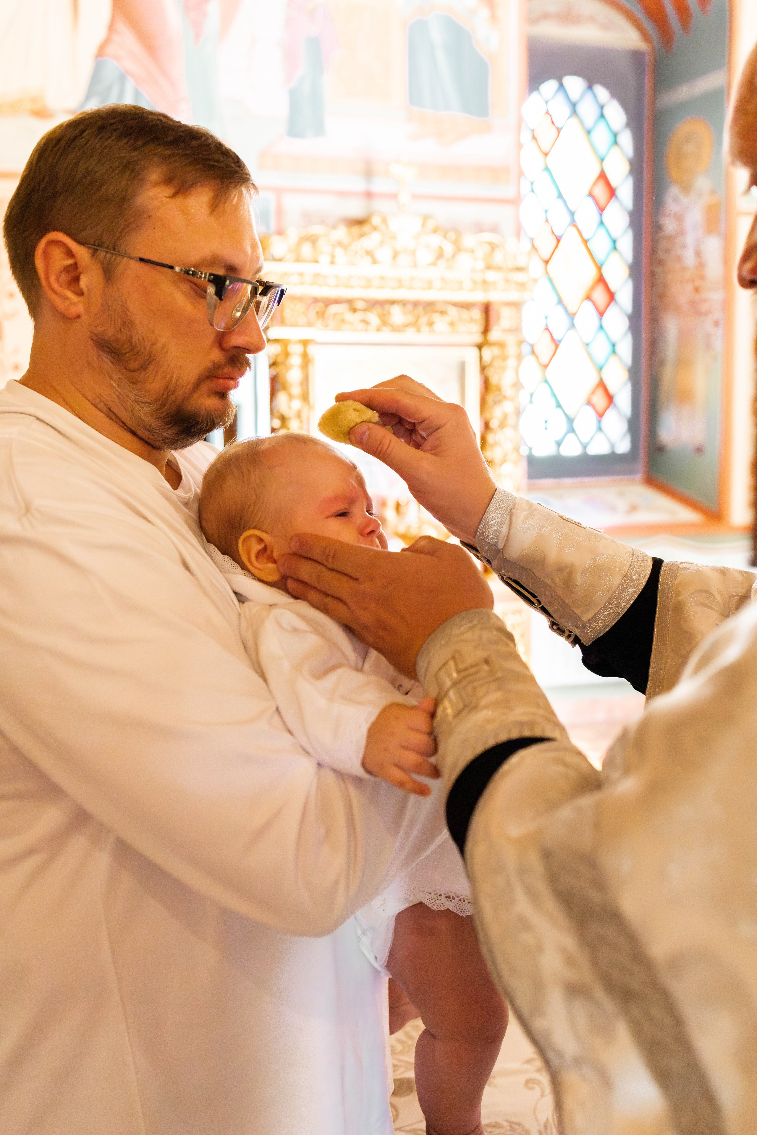 Таинство Крещения Евгения. Фотограф новорождённых Newborn Москва
