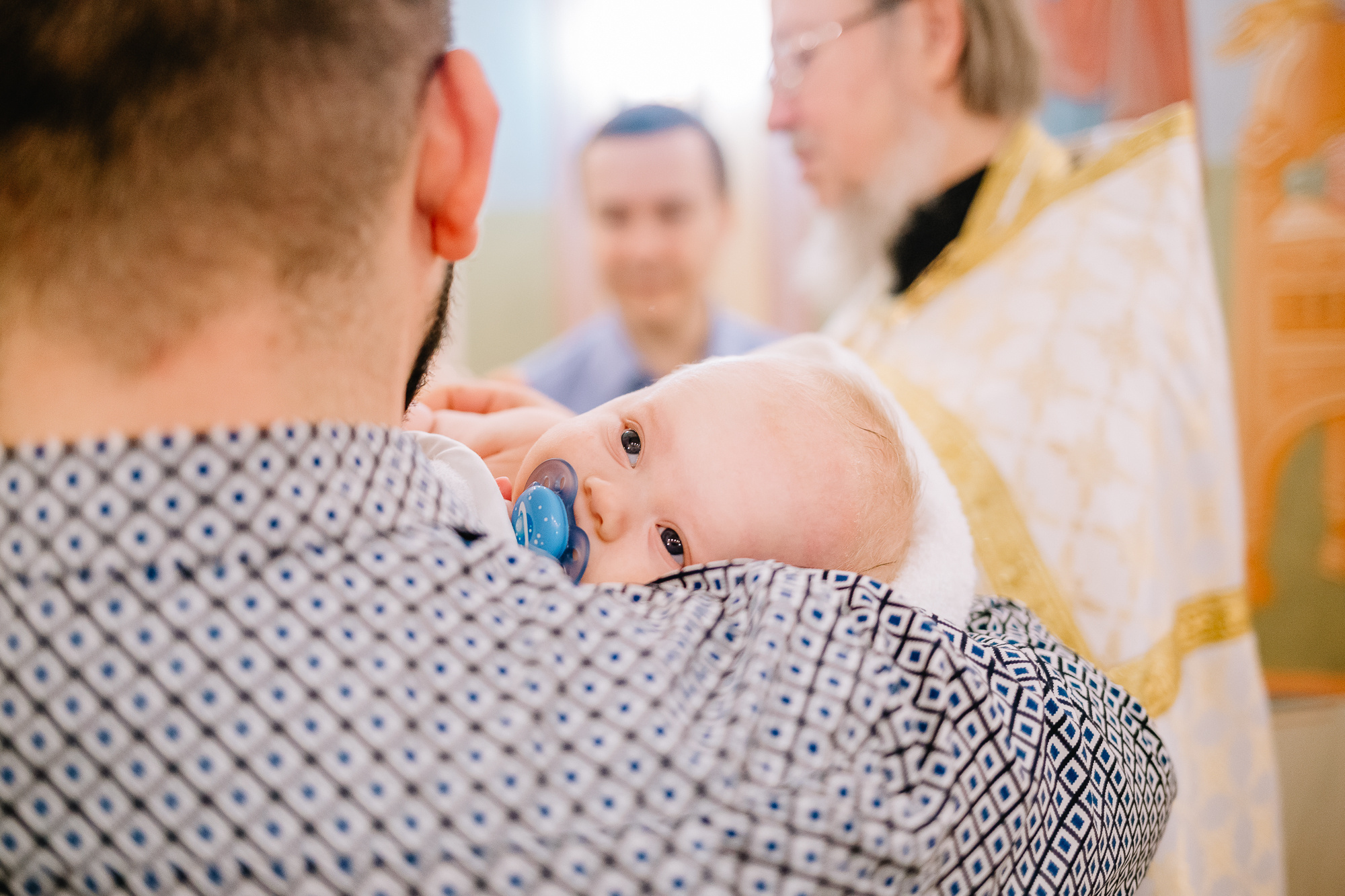 Крещение в храме на Поклонной горе