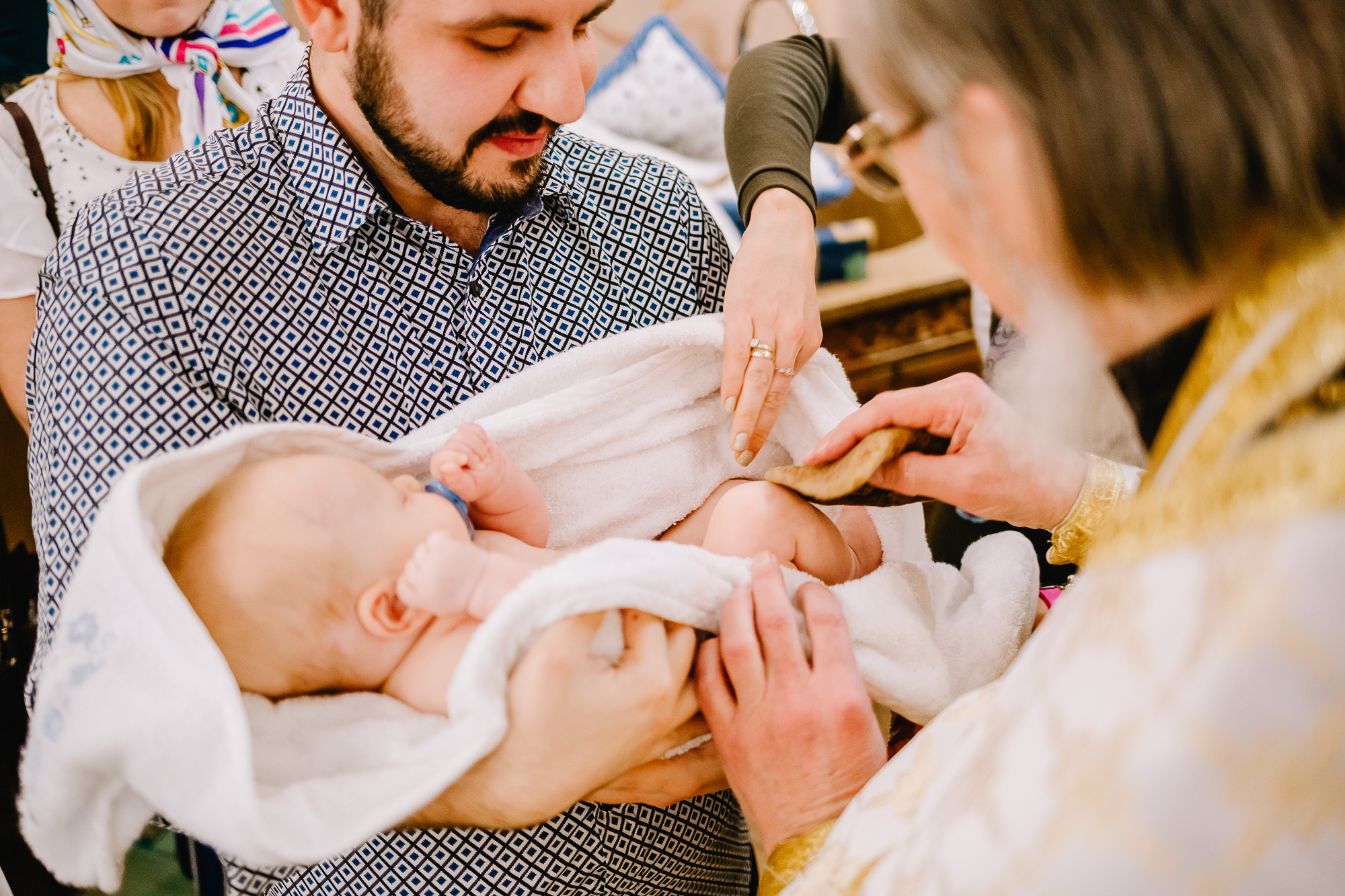 Крещение в храме на Поклонной горе