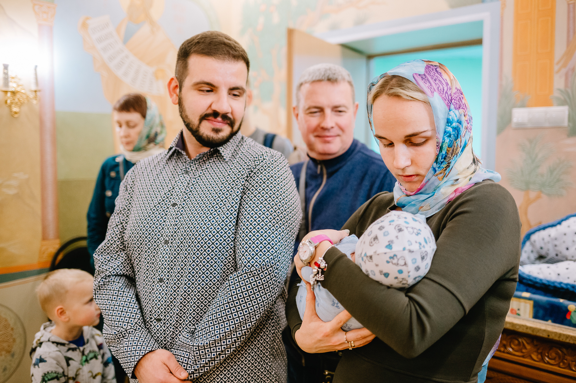 Крещение в храме на Поклонной горе