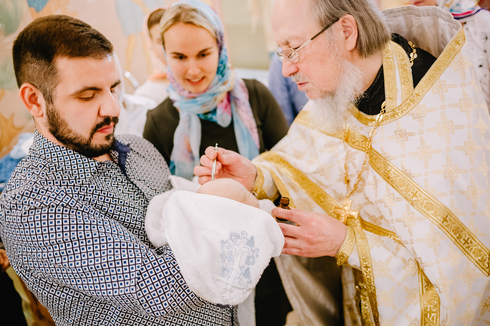 Крещение в храме на Поклонной горе