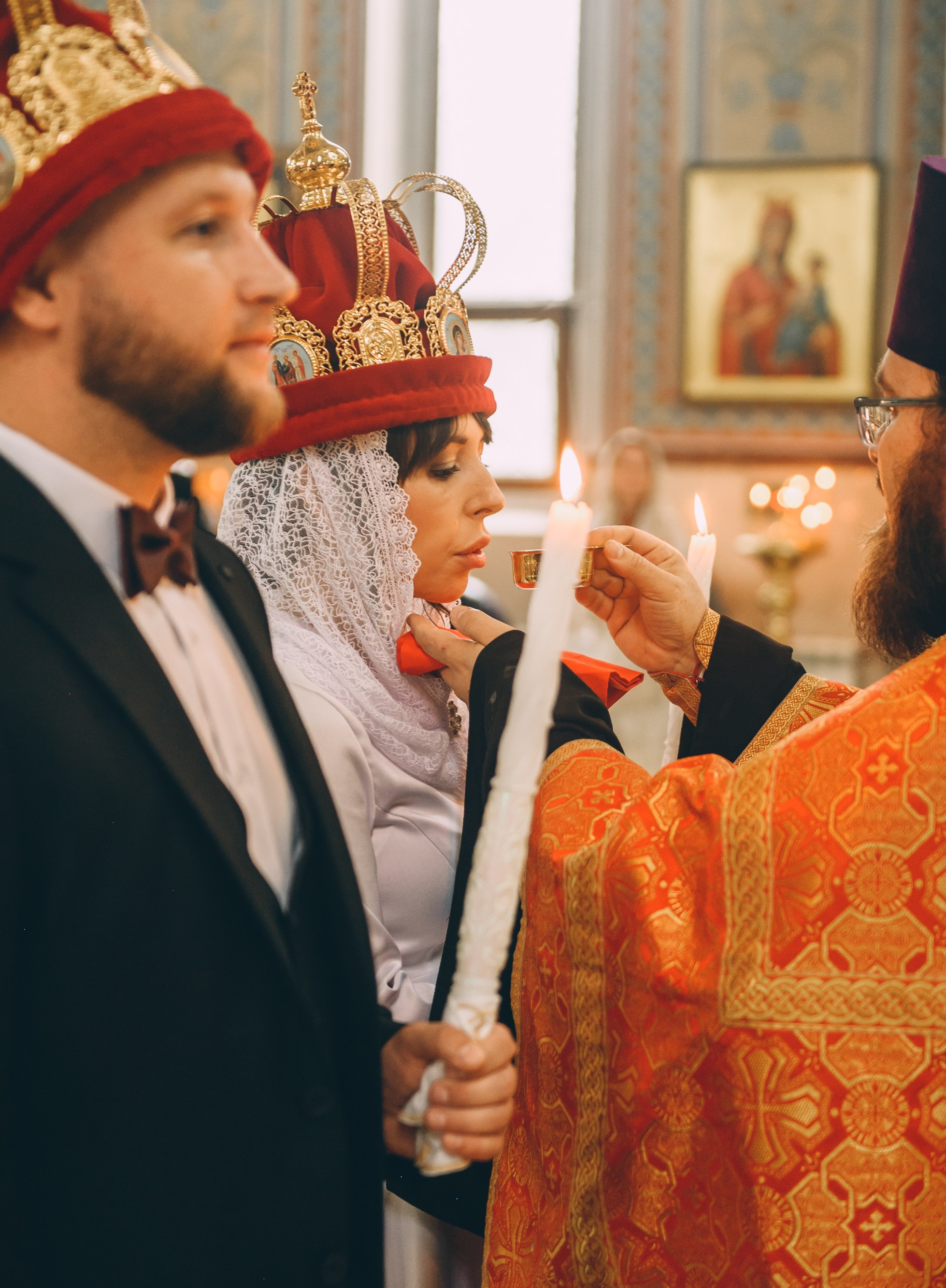 Венчание в соборе Владимира Равноапостольного. Свадебный и семейный фотограф София Невская