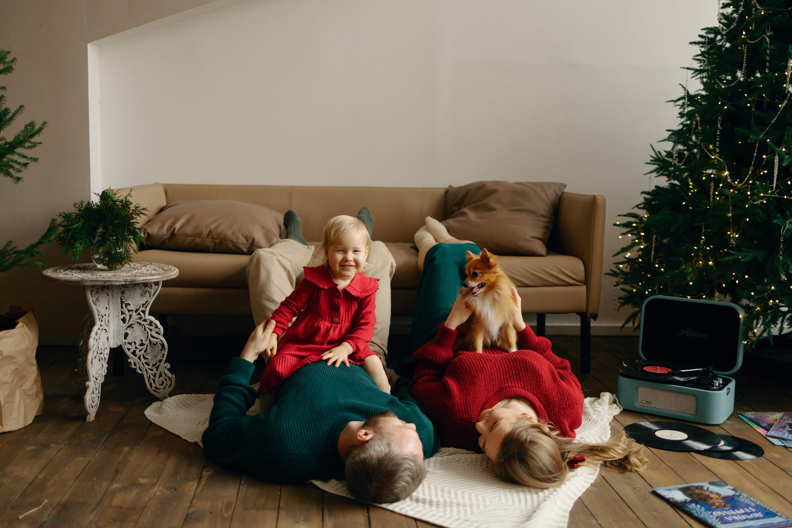 Семейная новогодняя фотосессия. Фотограф Екатеринбург Анастасия Лиханова