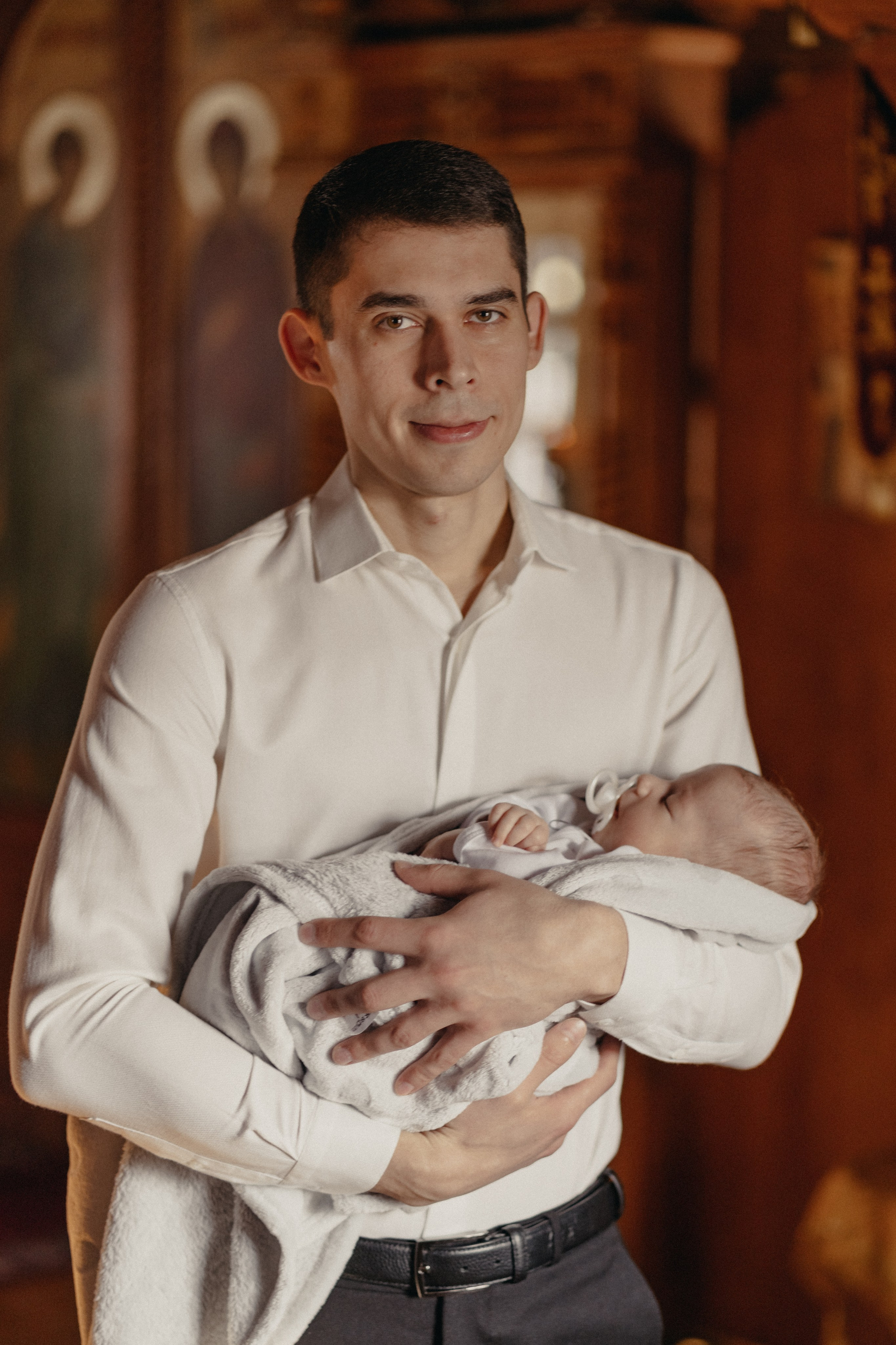 Крещение Александра. Семейный и контент фотограф в Москве и Троицке Горелова Лизавета