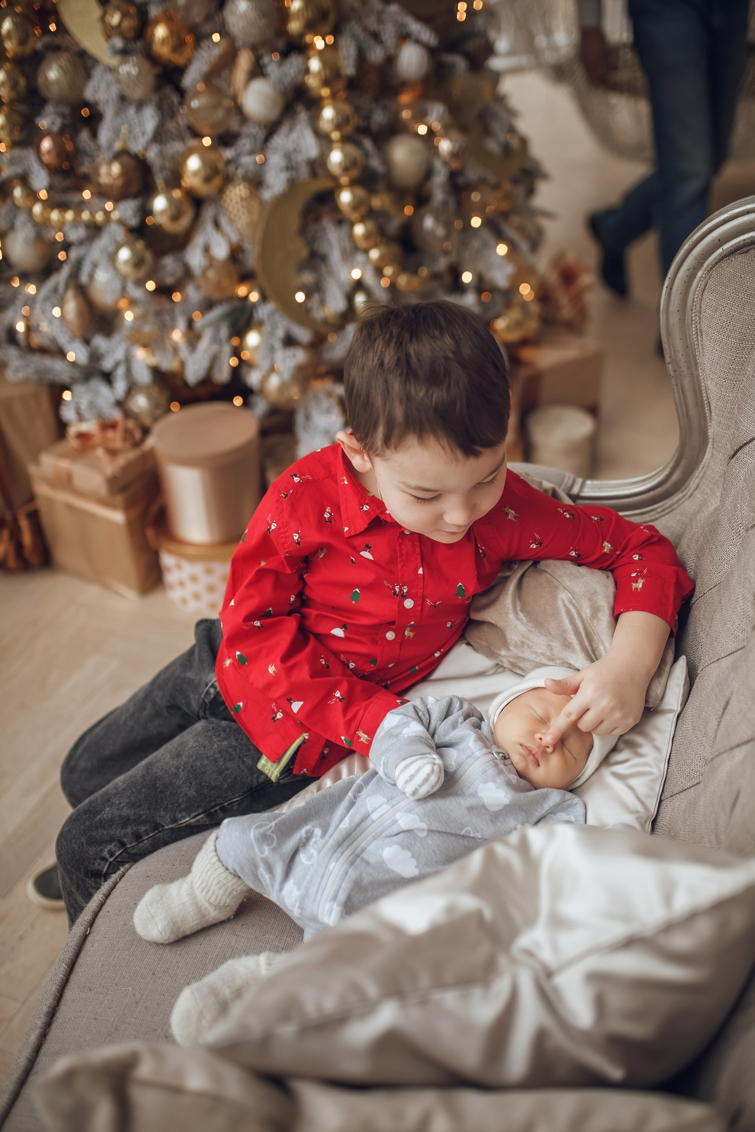 Ника, Родион и Рома. Фотограф на Крещение, семейный фотограф в Москве