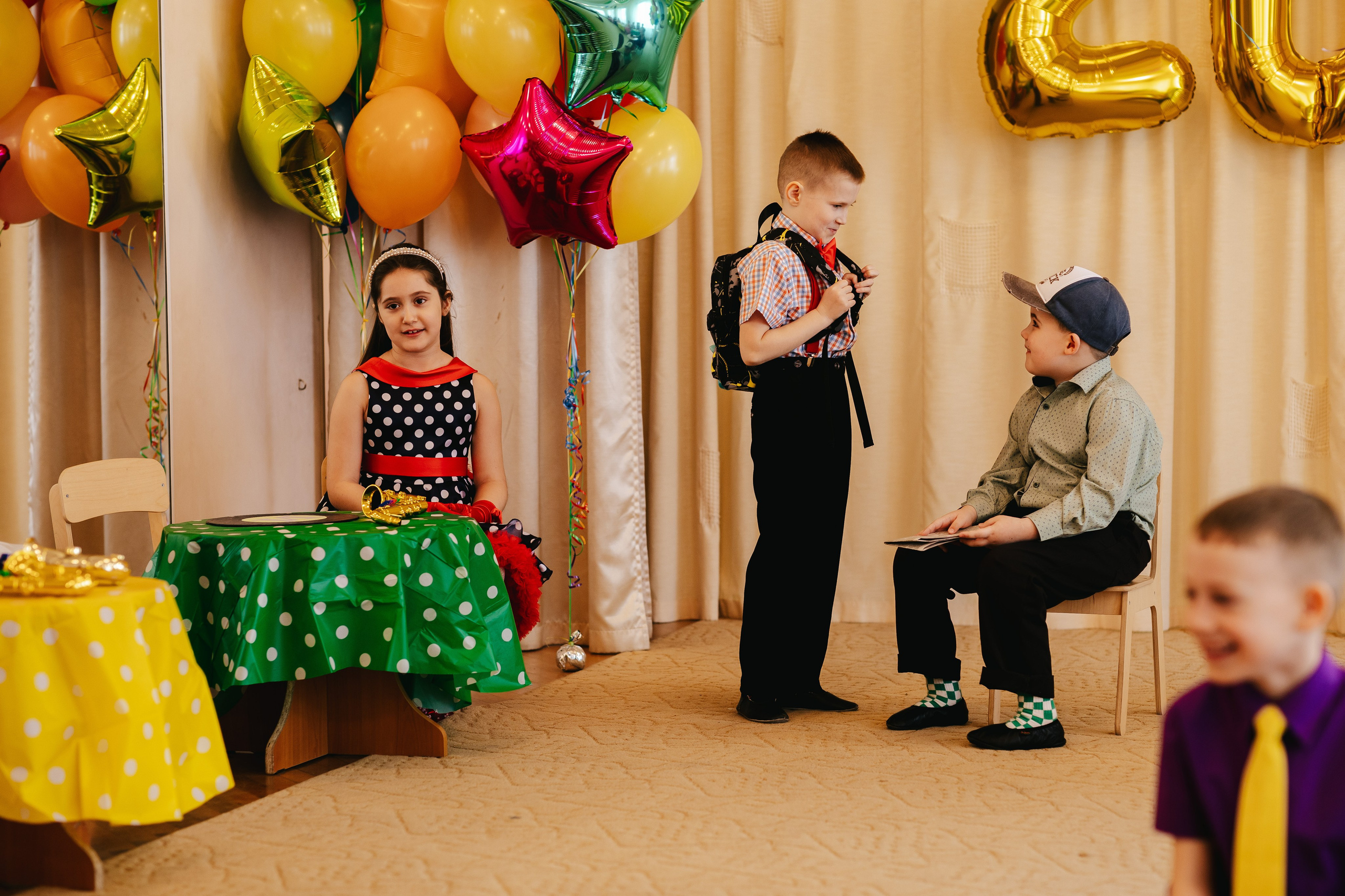 Выпускной в саду_стиляги. Семейный lifestyle фотограф в Санкт-Петербурге Людмила Пахомова