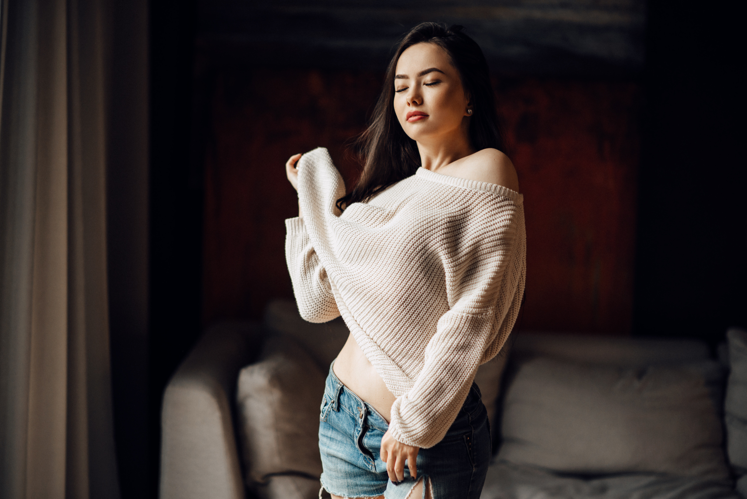 Портрет девушки, Женский портрет, индивидуальная фотосессия, фотосессия в студии, образ для фотосессии