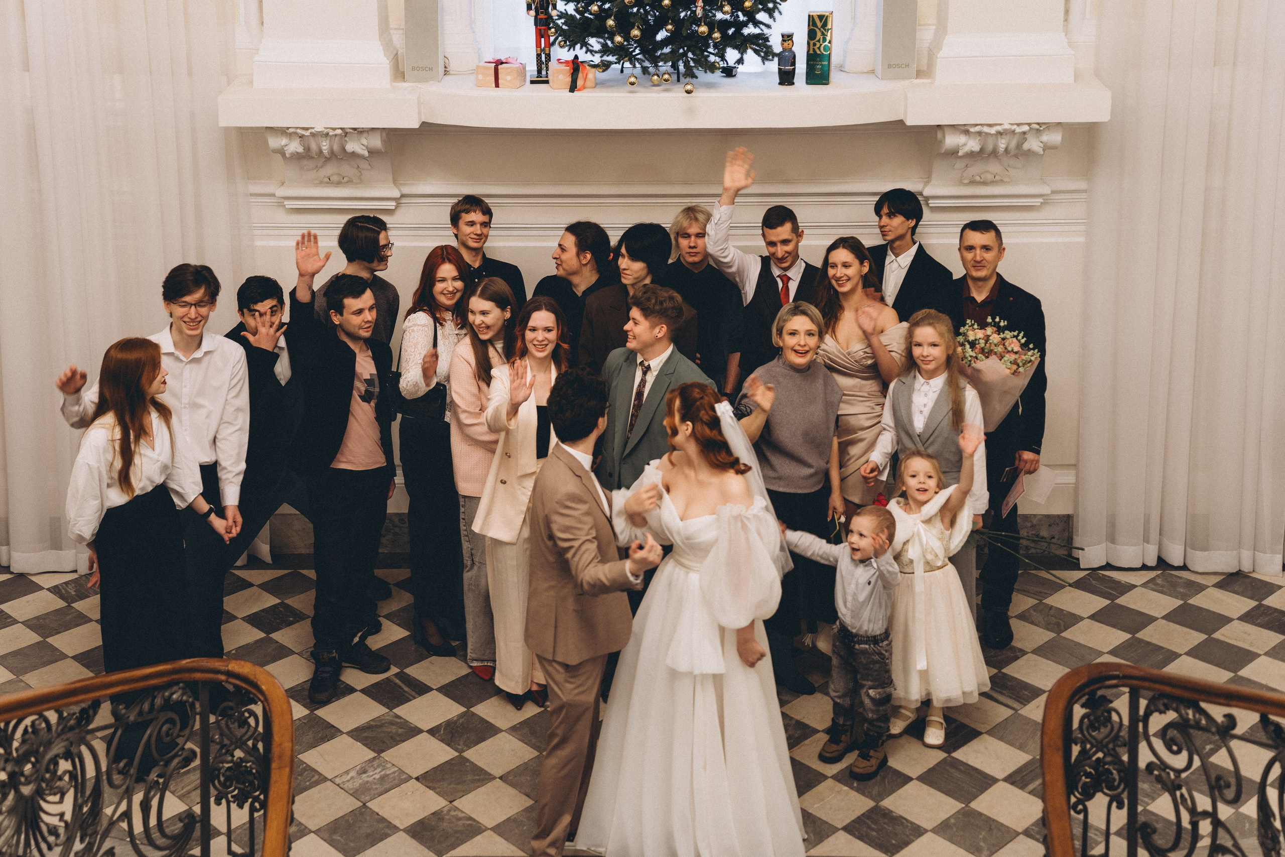 СВАДЕБНАЯ СЬЕМКА ВО ВТОРОМ ДВОРЦЕ С ГОСТЯМИ И ПРОГУЛКА В ТАВРИЧЕСКОМ САДУ. Профессиональный фотограф, Санкт-Петербург — Виктория Богомолова