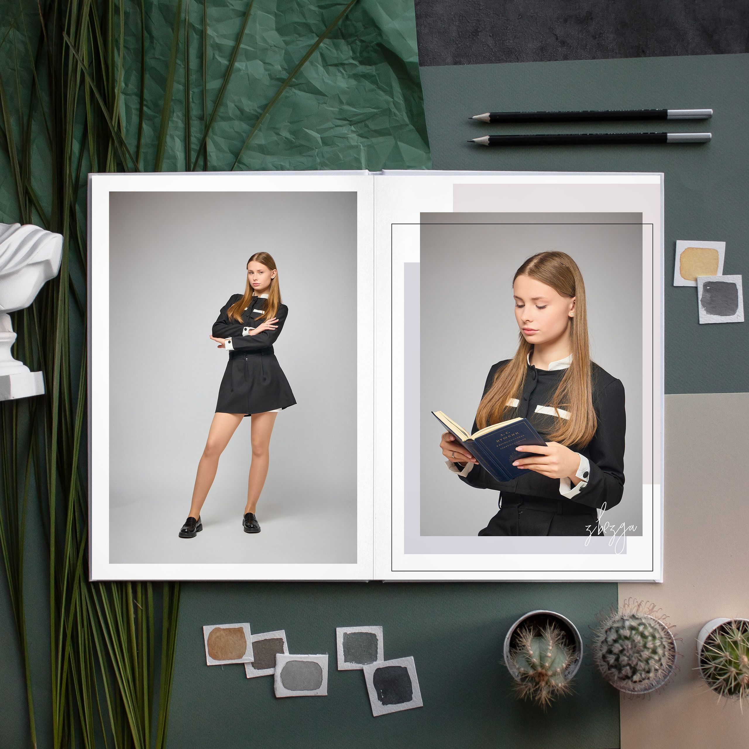 Индивидуальный школьный фотоальбом Балаково. Школьный фотограф, выпускные альбомы