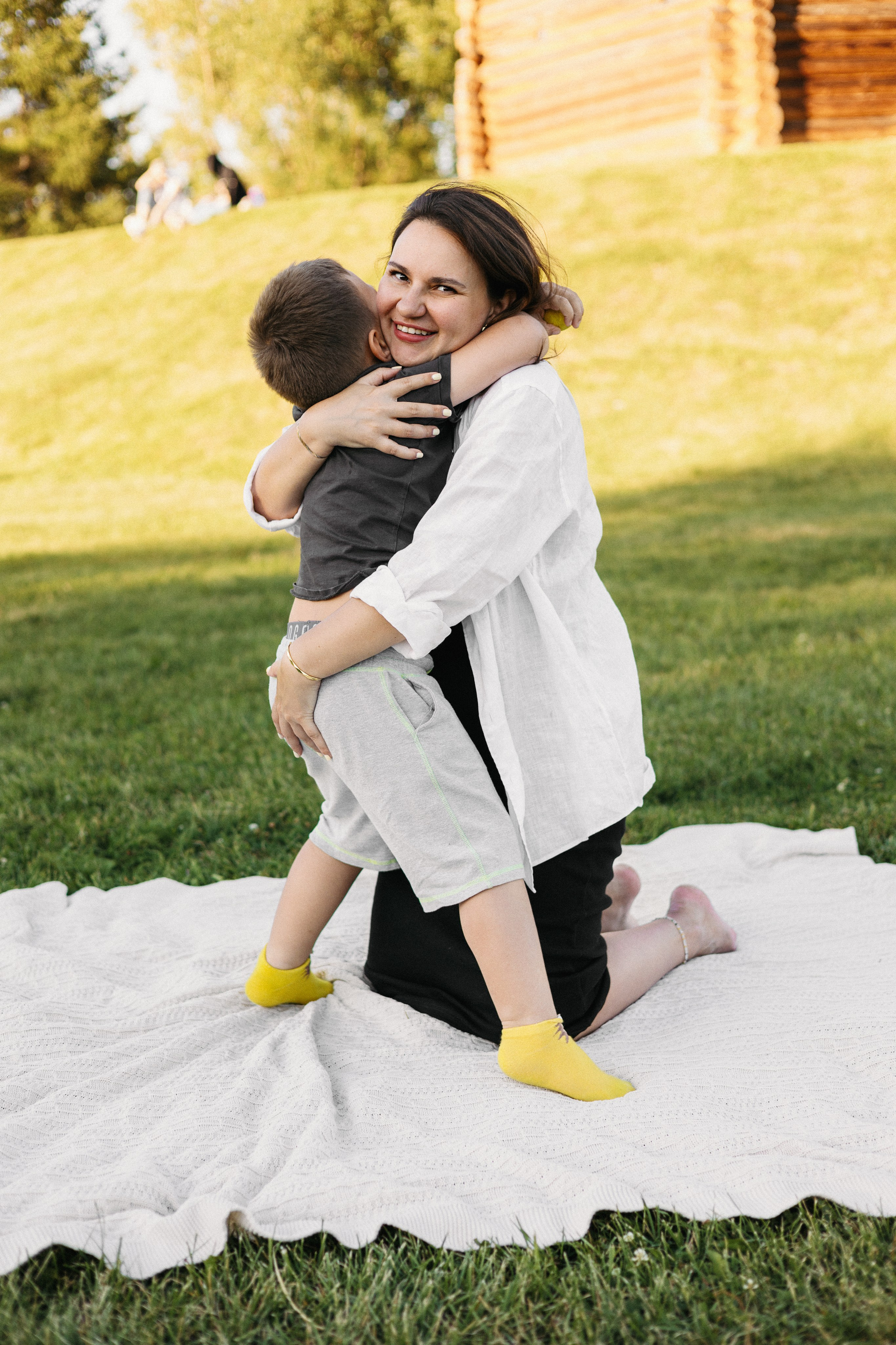 Семейная фотосессия в парке Коломенское. Портретный и семейный фотограф в Москве Мария Рослякова