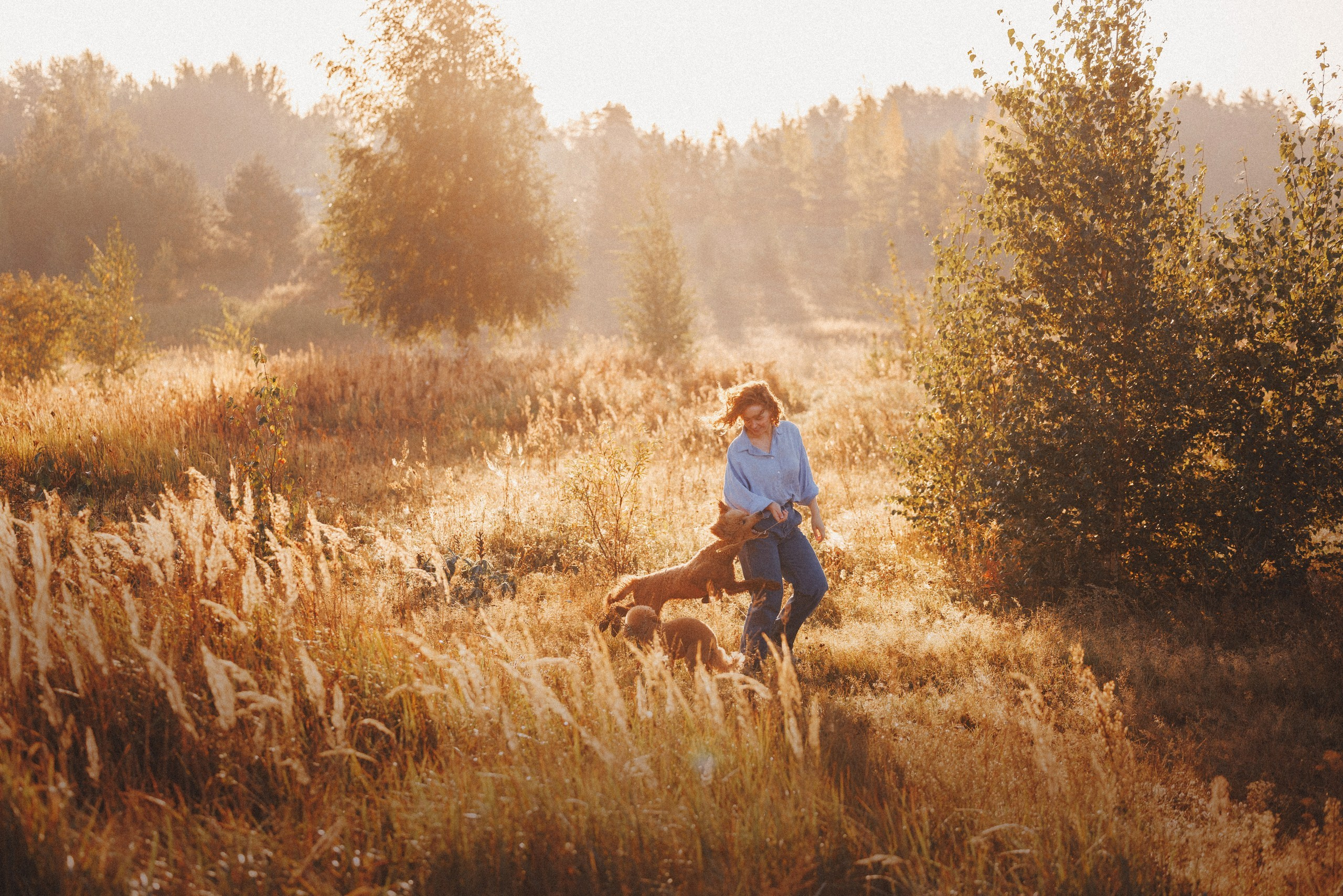 Юля, Кир и Цера. Фотограф анималист Осипчикова Мария