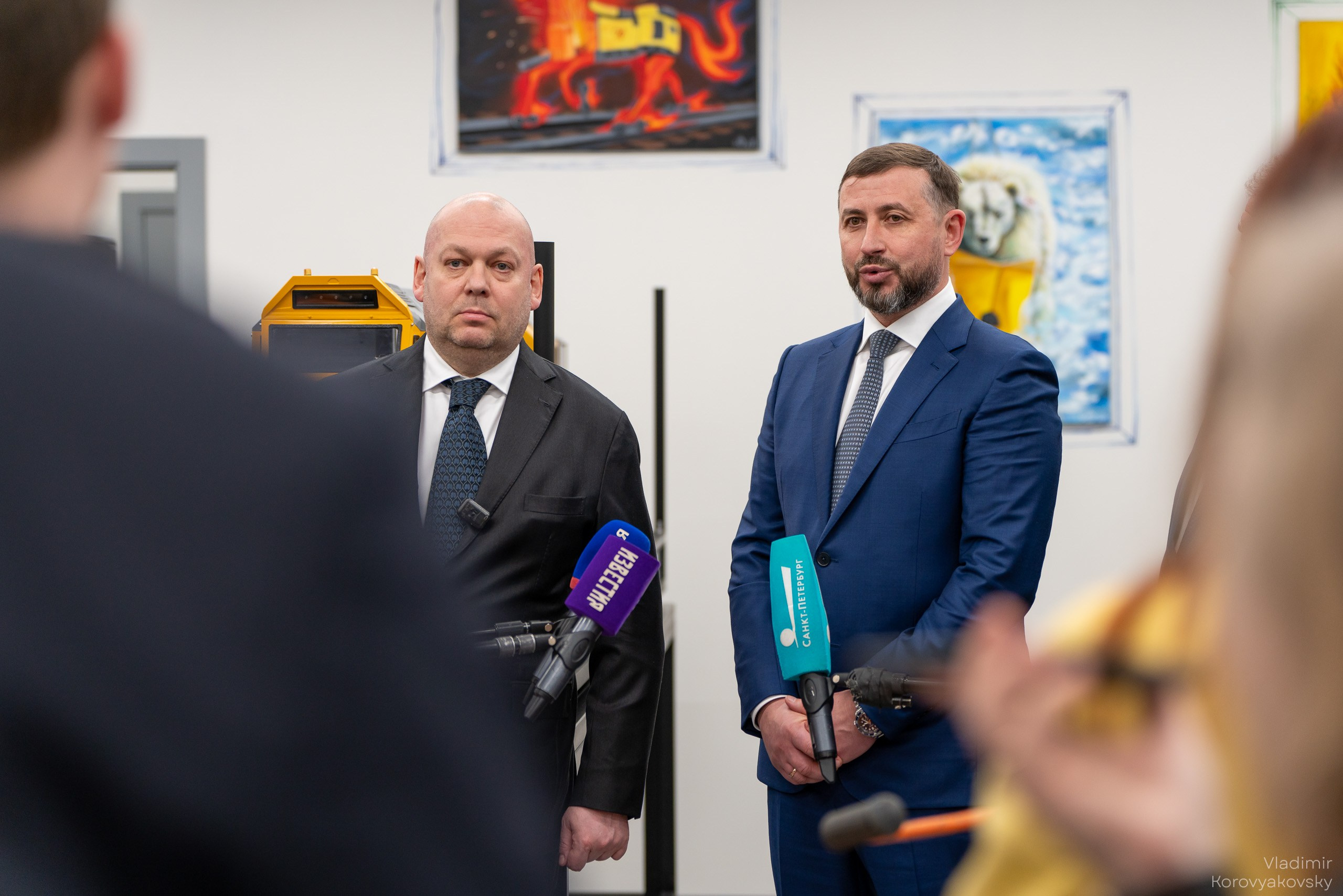 Открытие лабораторий. Фотограф Владимир Коровяковский