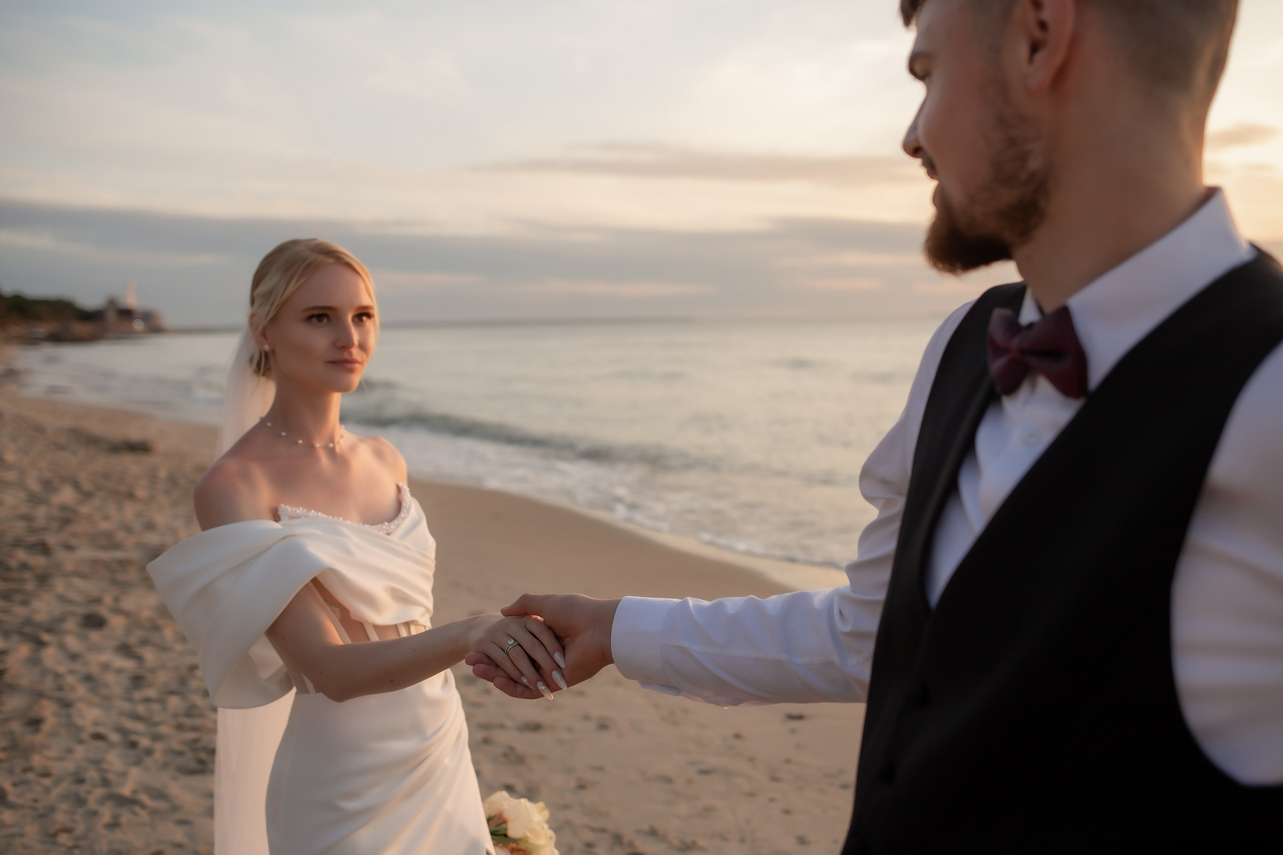 Александра и Влад. На закате. Фотограф в Калининграде Решетникова Алина