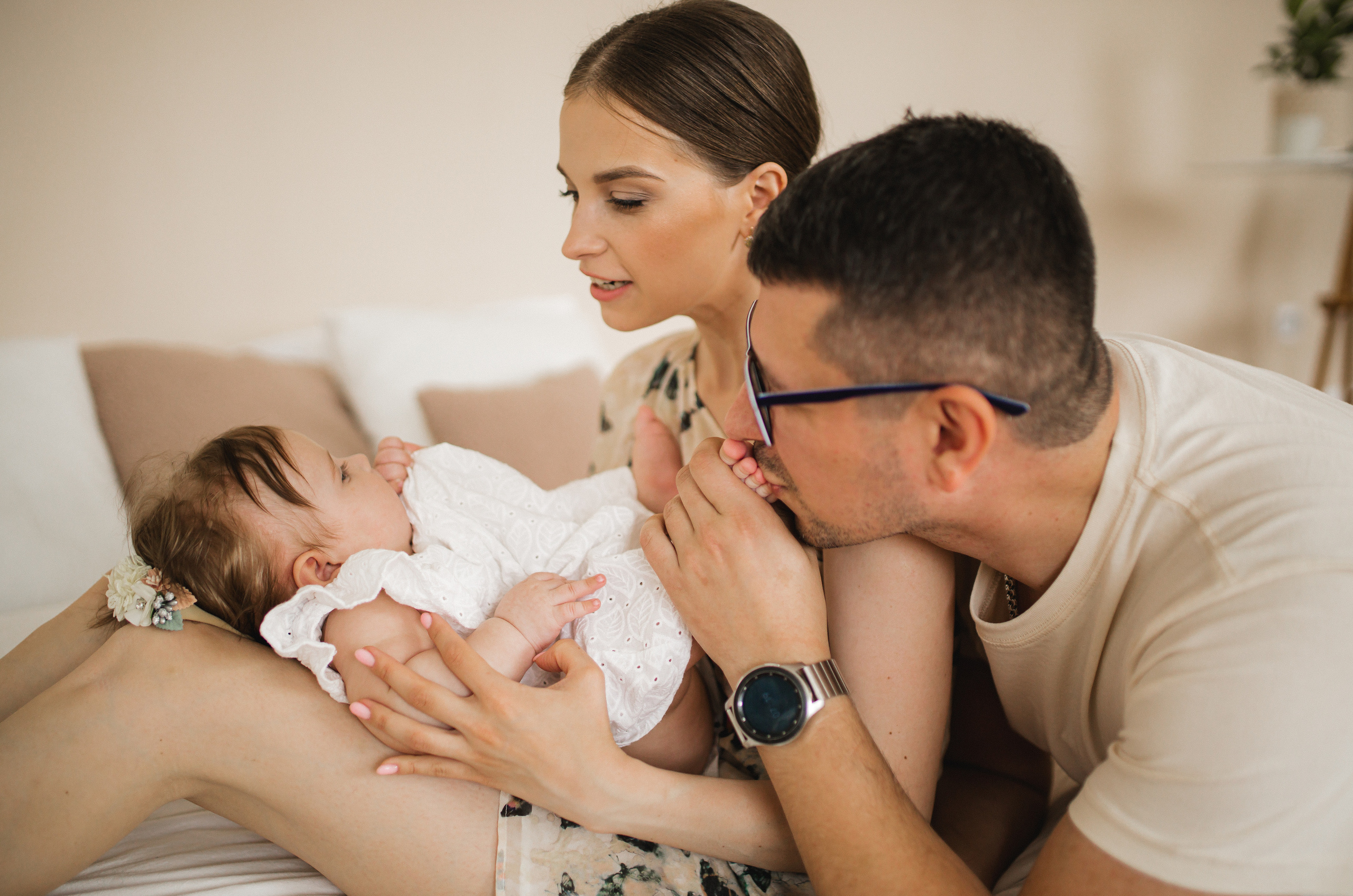 Лиза Максим и Алиса 6 мес. Семейный и свадебный фотограф в Екатеринбурге Орлова Ирина
