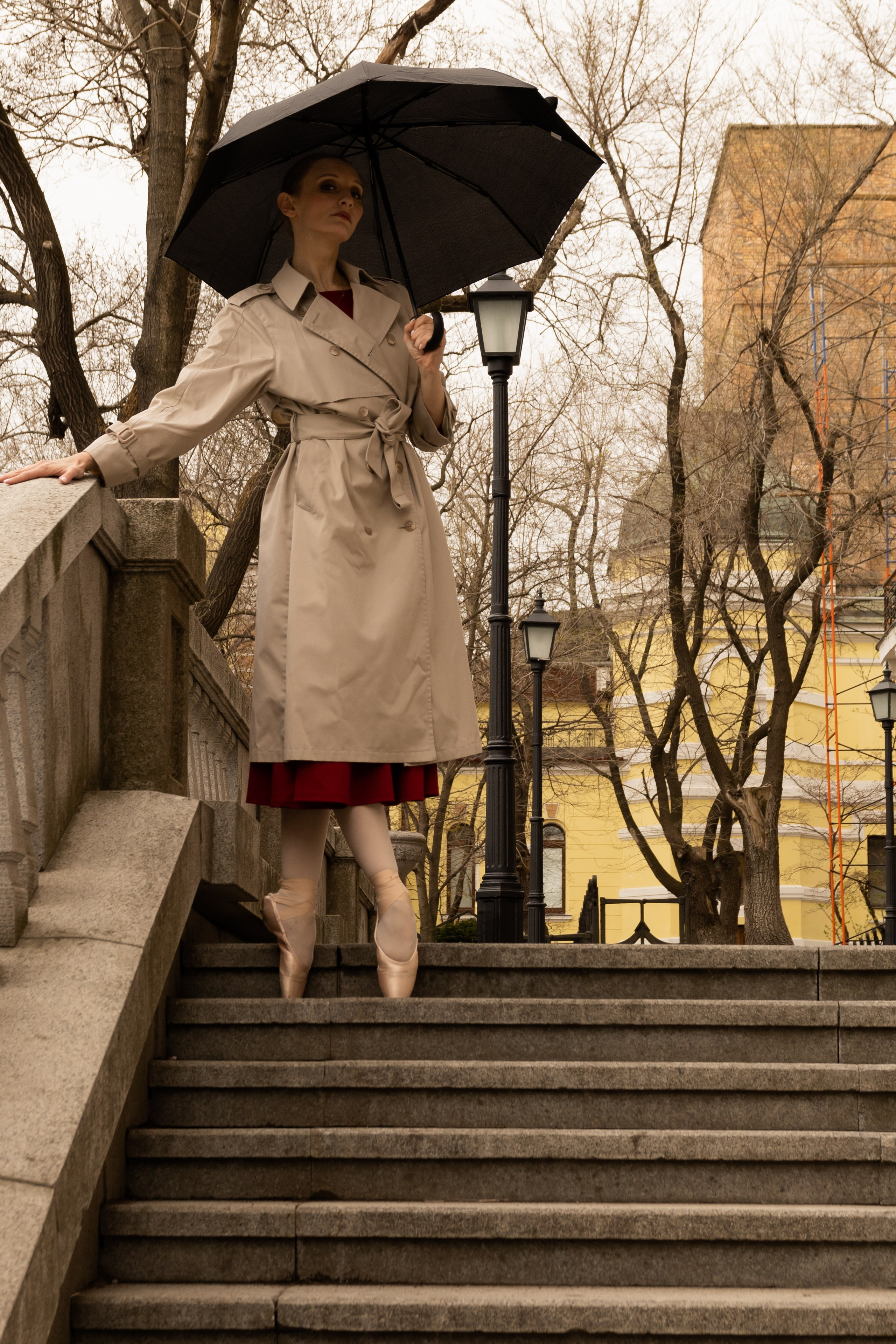 Балерина в городе. Фотограф Владивосток