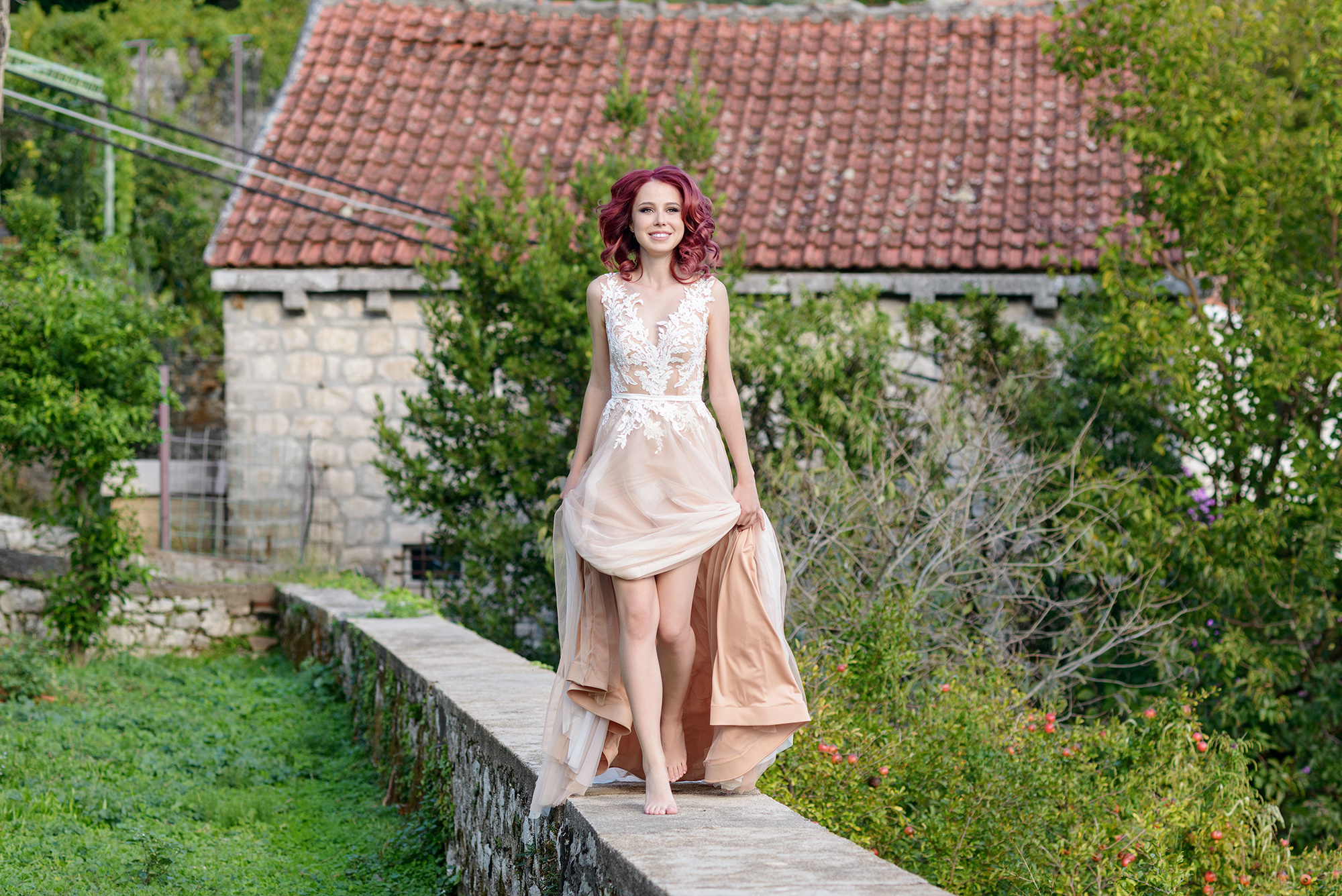 Портрет невесты в Черногории