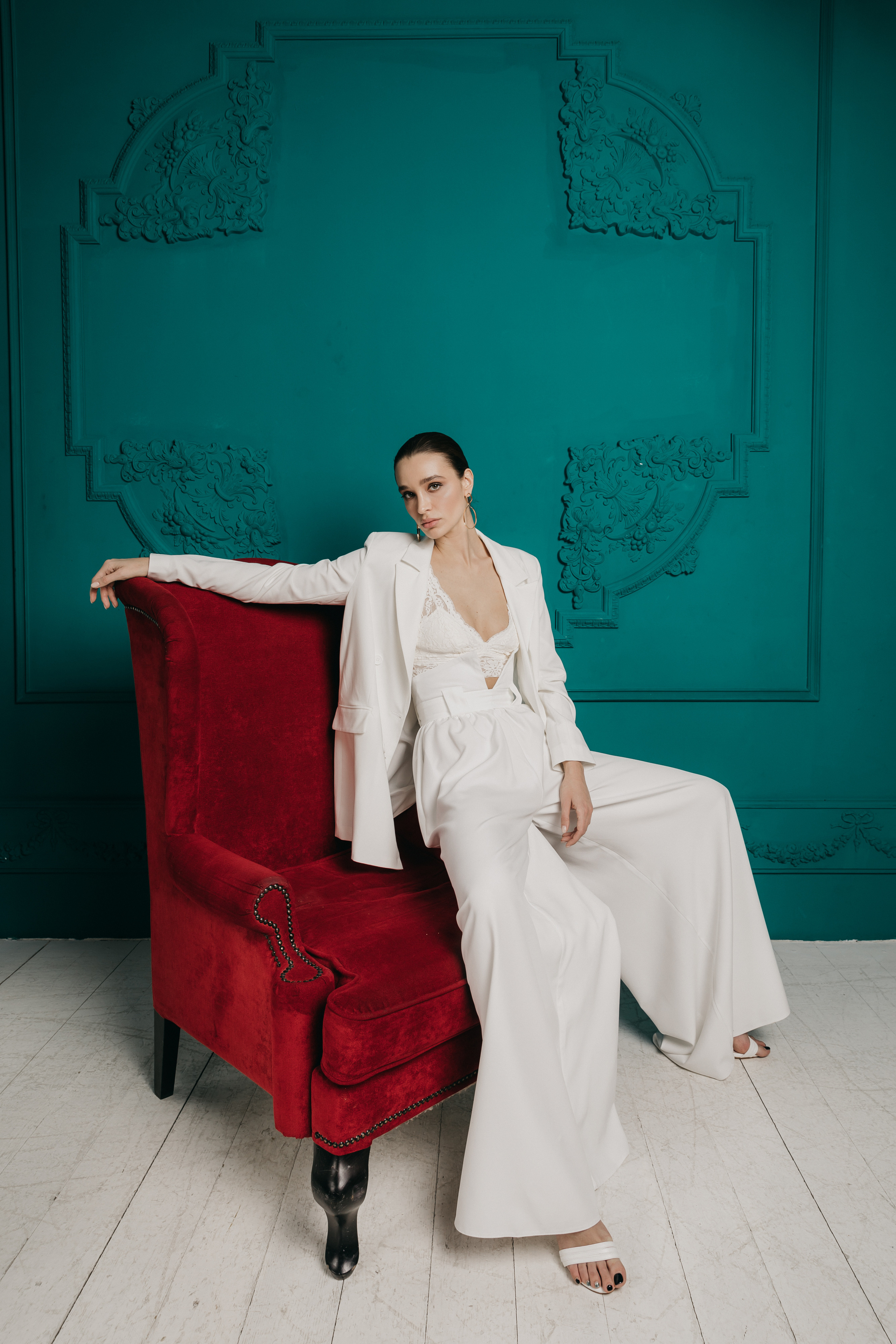 Портретная фотосессия девушки в студии. Свадебный фотограф в Москве Екатерина Гусева