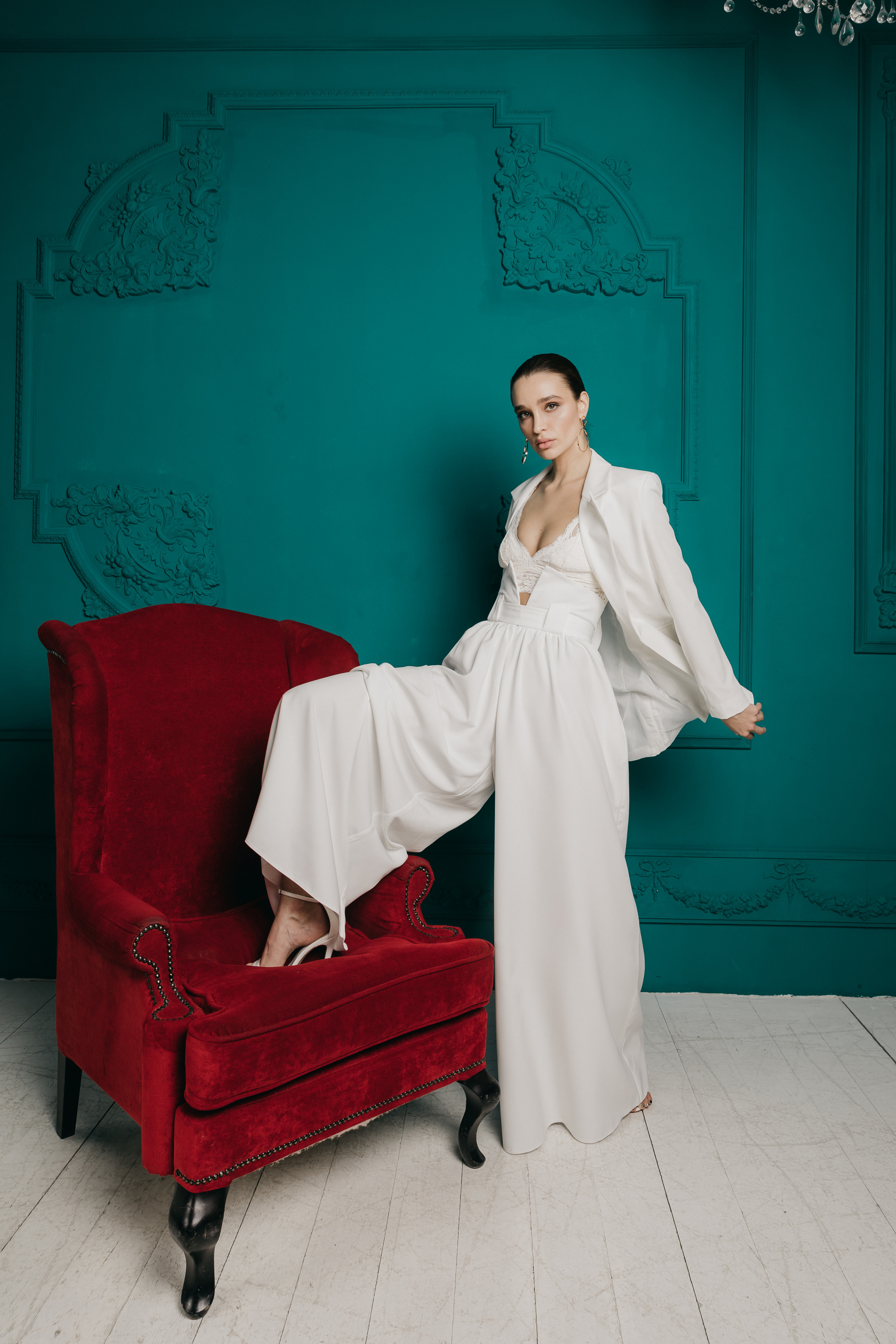 Портретная фотосессия девушки в студии. Свадебный фотограф в Москве Екатерина Гусева