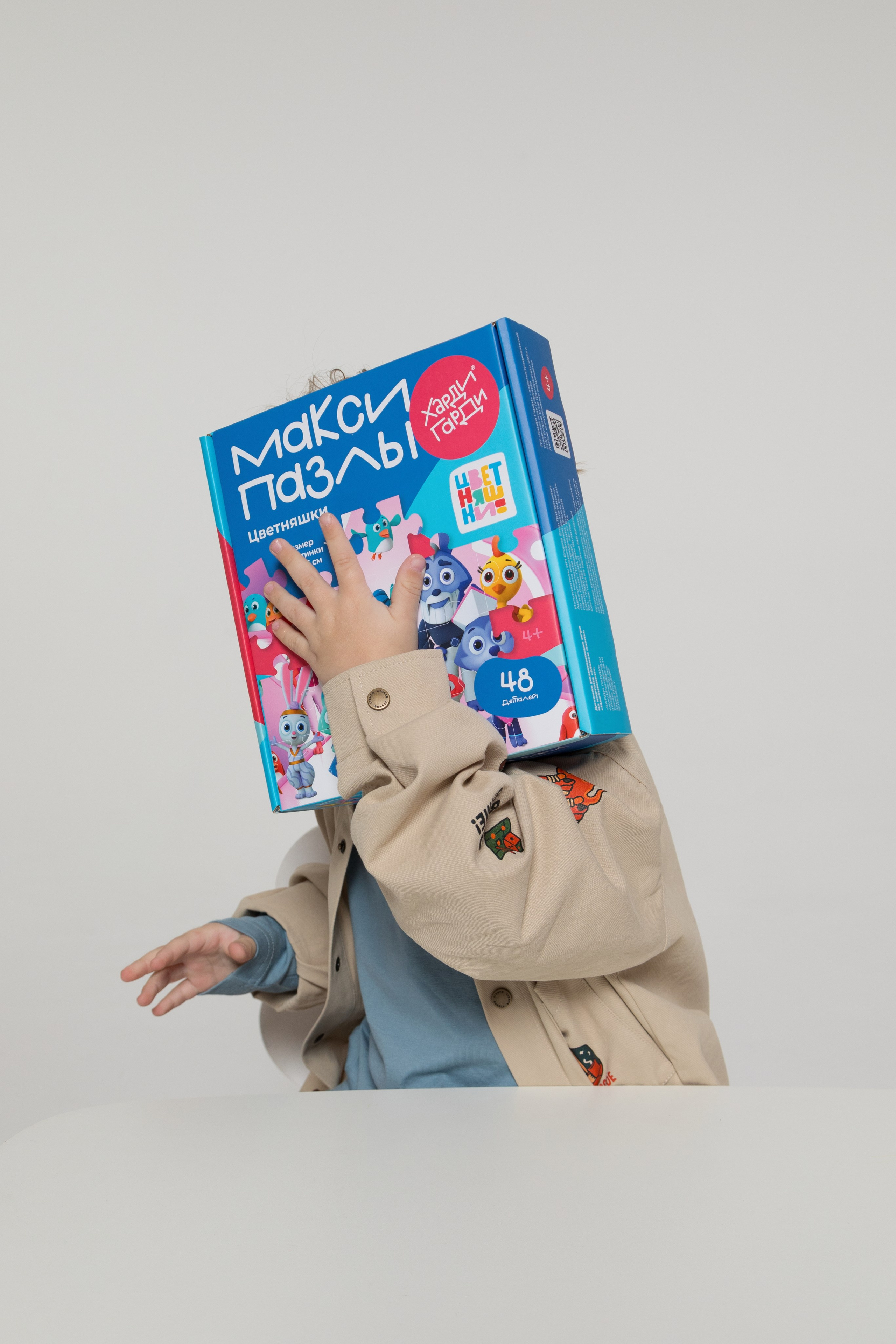 Имиджевая и каталожная съёмка для бренда детских пазлов. Детский и контент фотограф Надя Волкова Санкт-Петербург