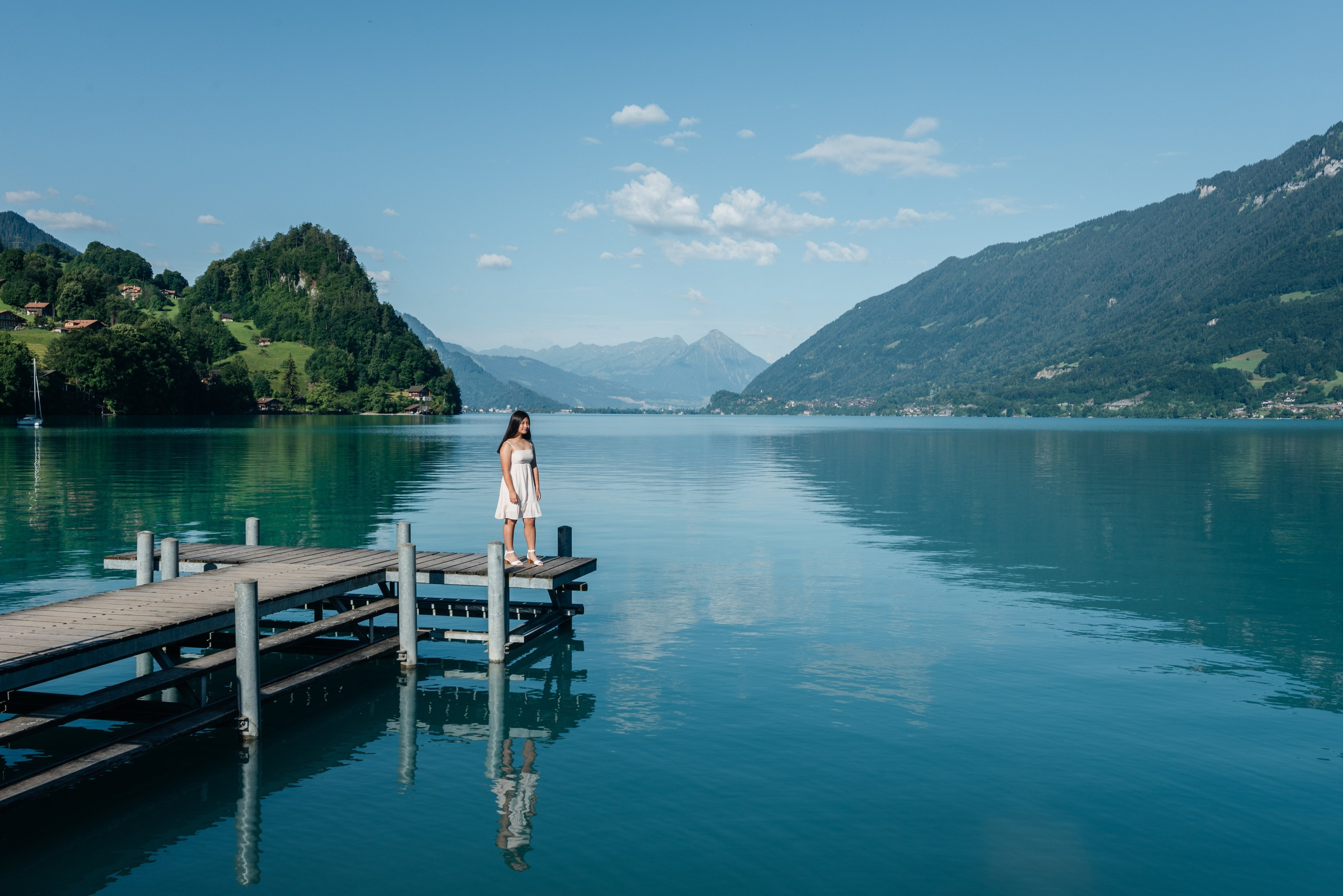 Jon, Michelle, Camille, Gabriel and Hannah (Iseltwald, Suisse). Photographe en Suisse et en Europe Anna Alekseenko