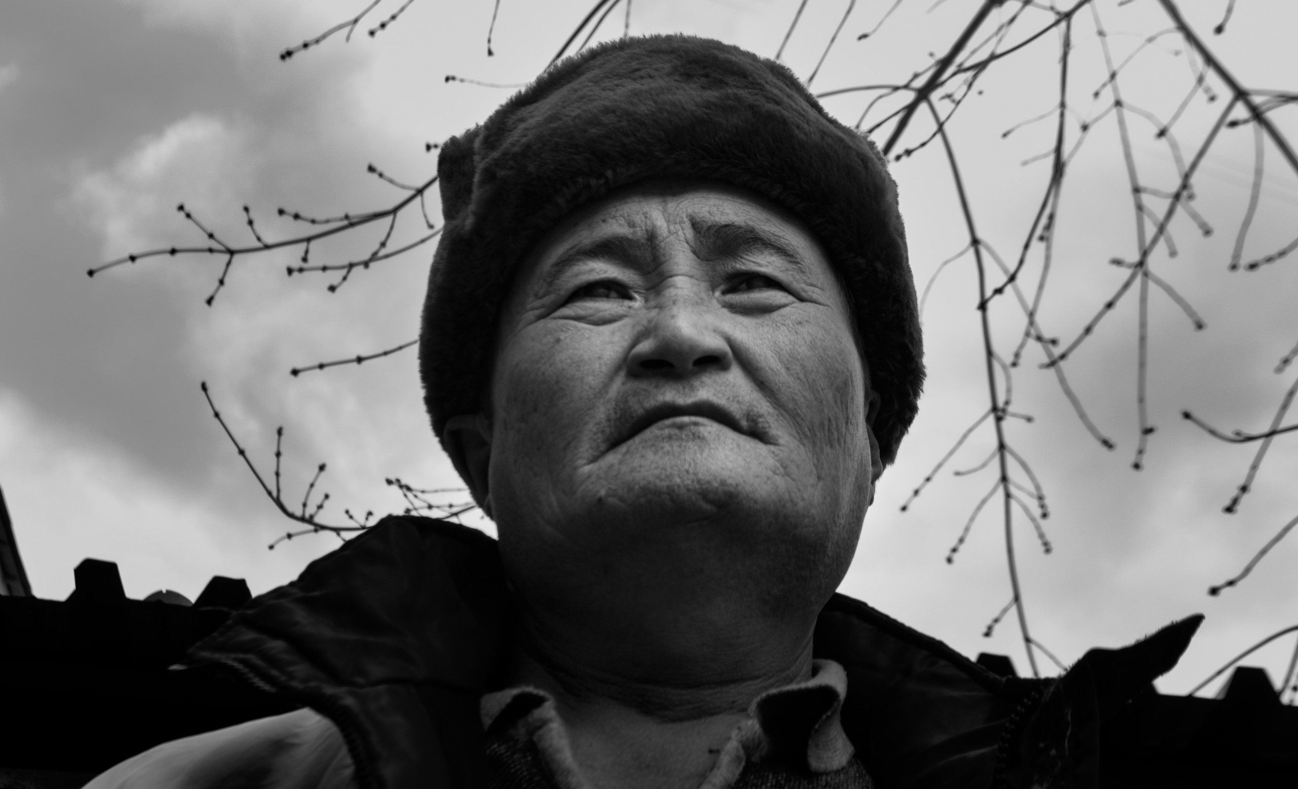 Street sweeper. Moscow, 2024.