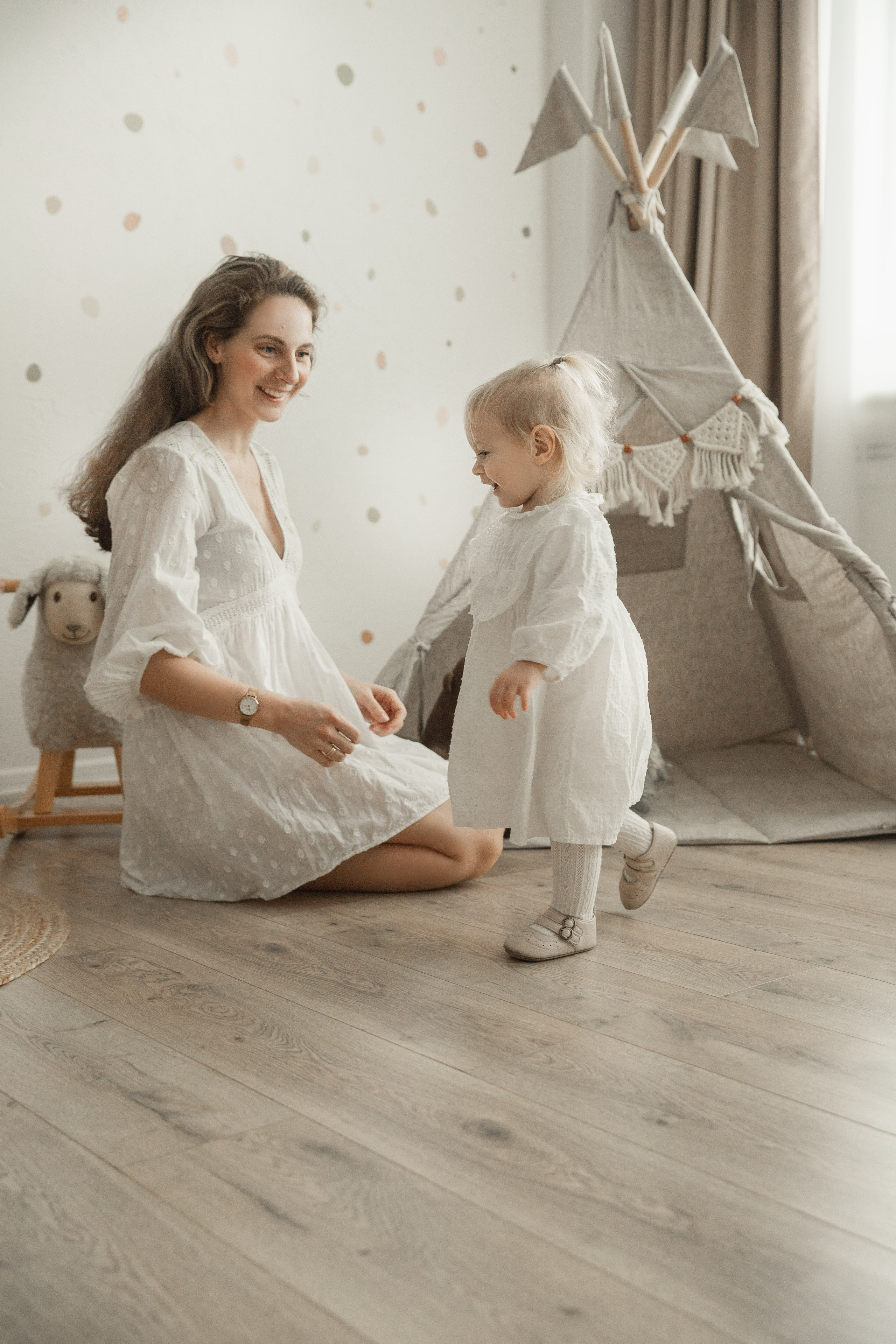 Мама и дочка. Свадебный и портретный фотограф в Москве Мария Кравченко