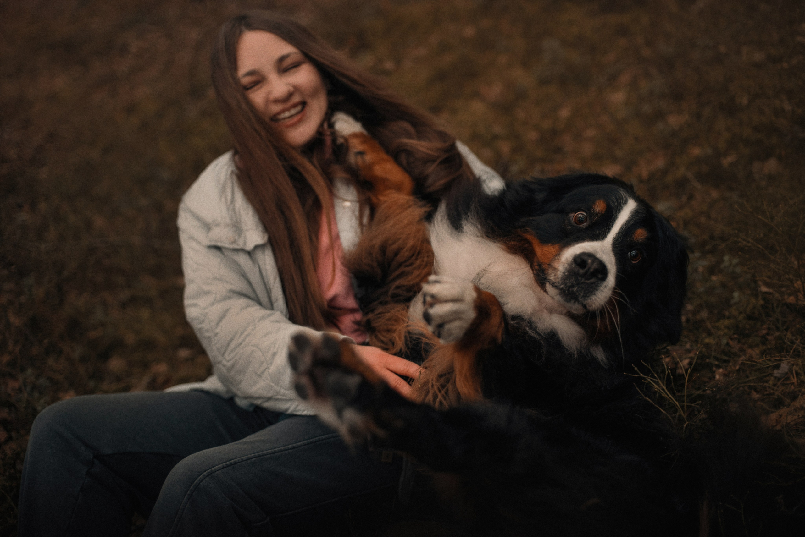 Прогулка: берн Пума, Фрэнк и Юля в Питере. Портфолио