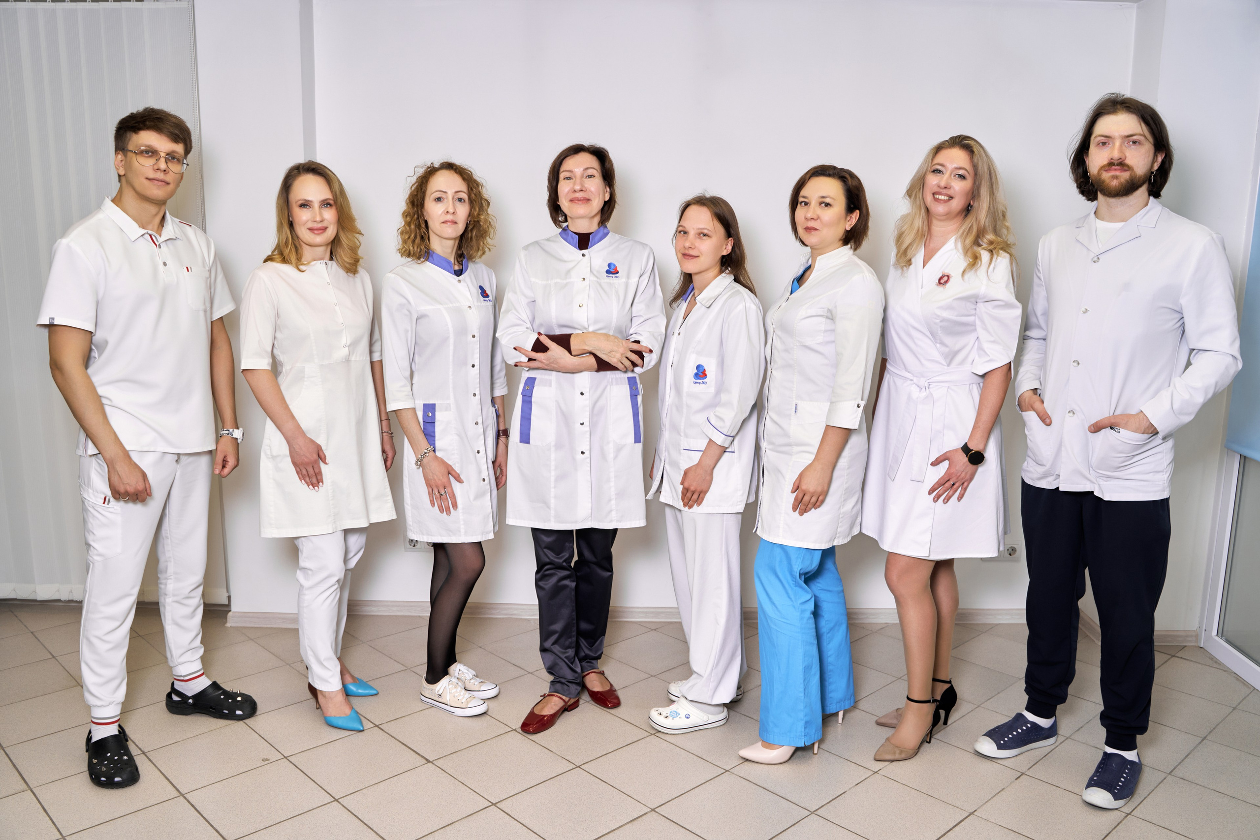 Корпоративная съемка сотрудников клиники ЭКО. Главная
