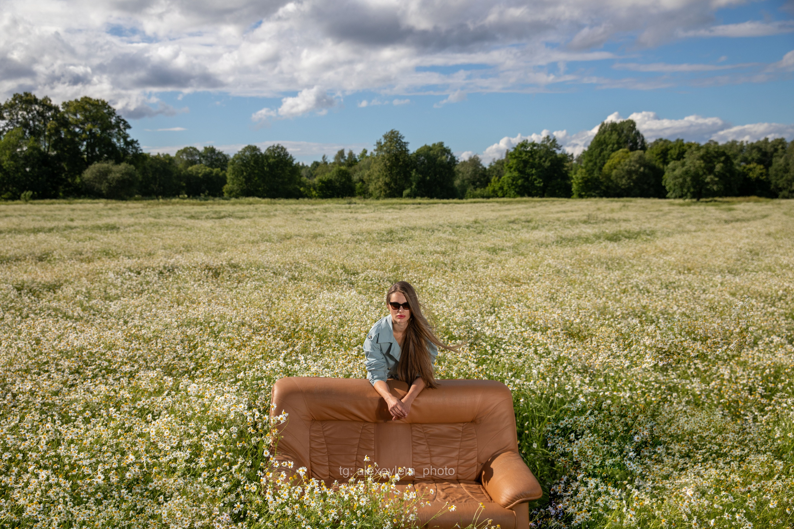 Fashion-Ромашки. Креативный фотограф Алексей Лем