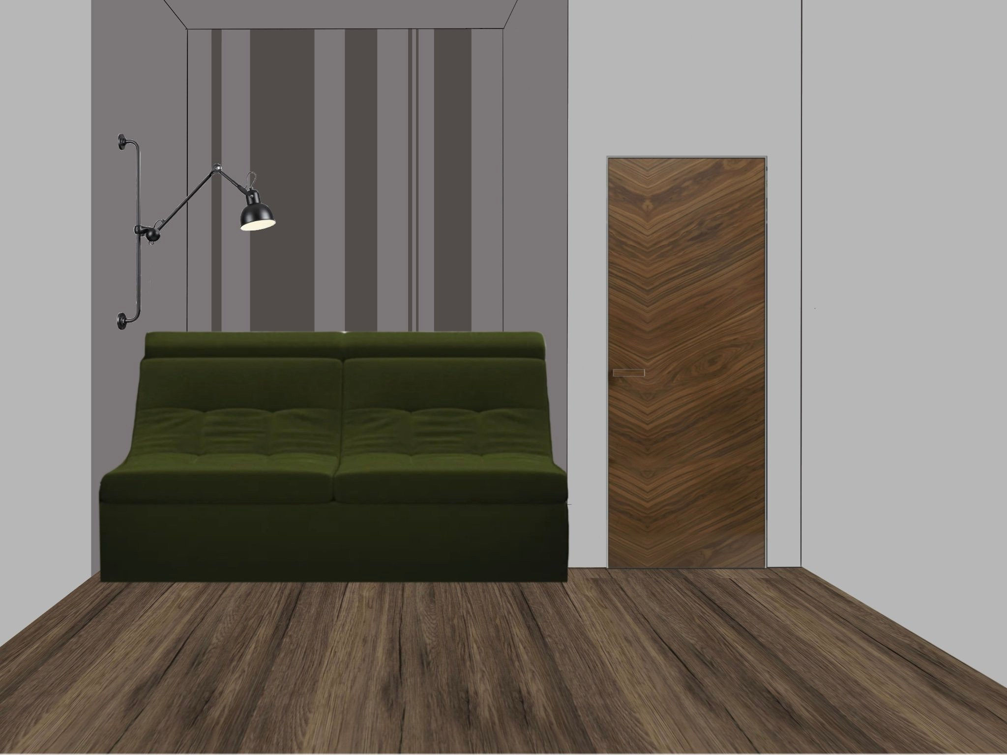 Дом в КП «Жульверн» (эскизная визуализация). Дизайнер интерьера Квасова Вероника