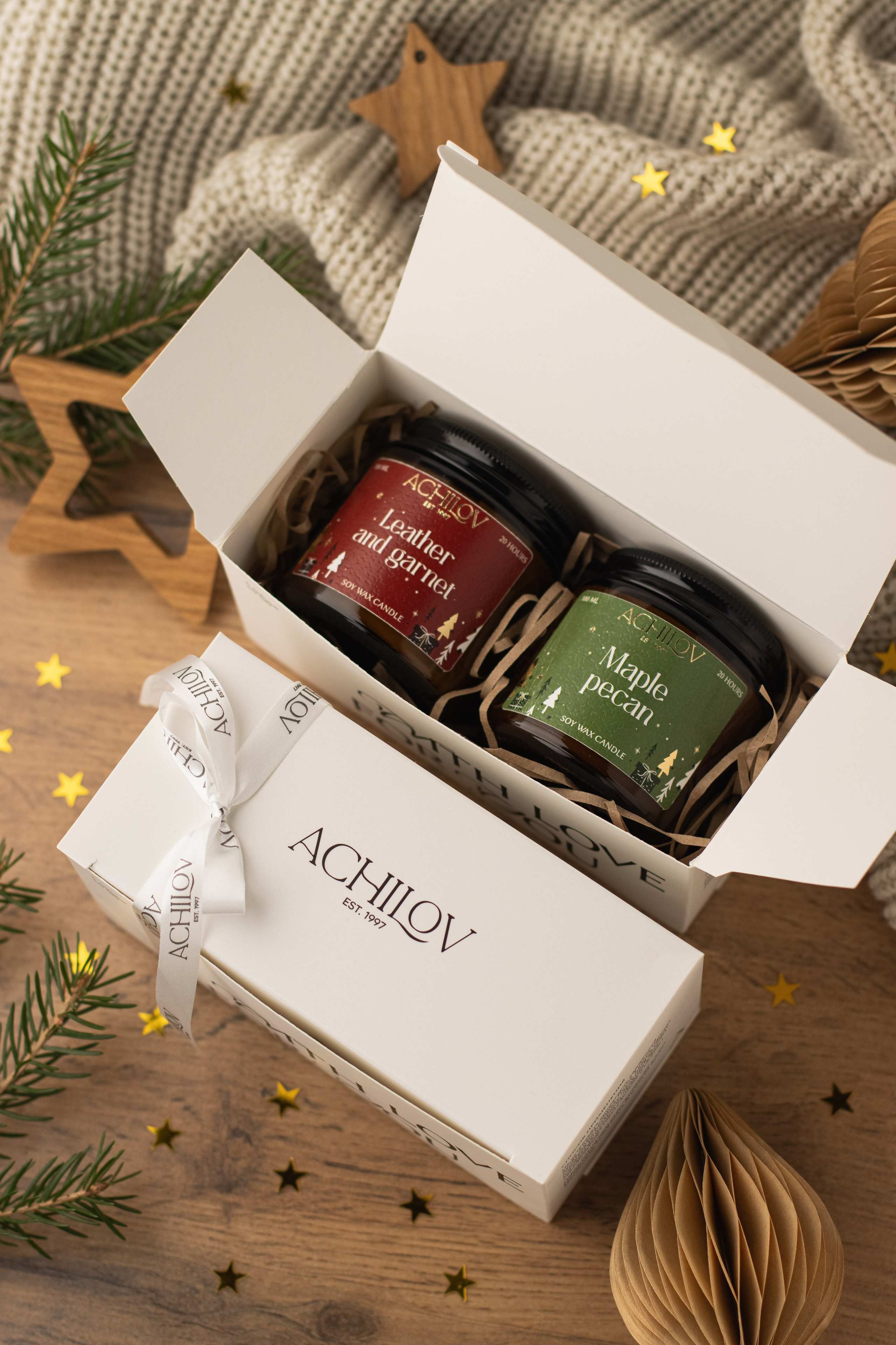 Новогодние свечи ACHILOV. Предметный фотограф в Балашихе Анастасия Михайлова