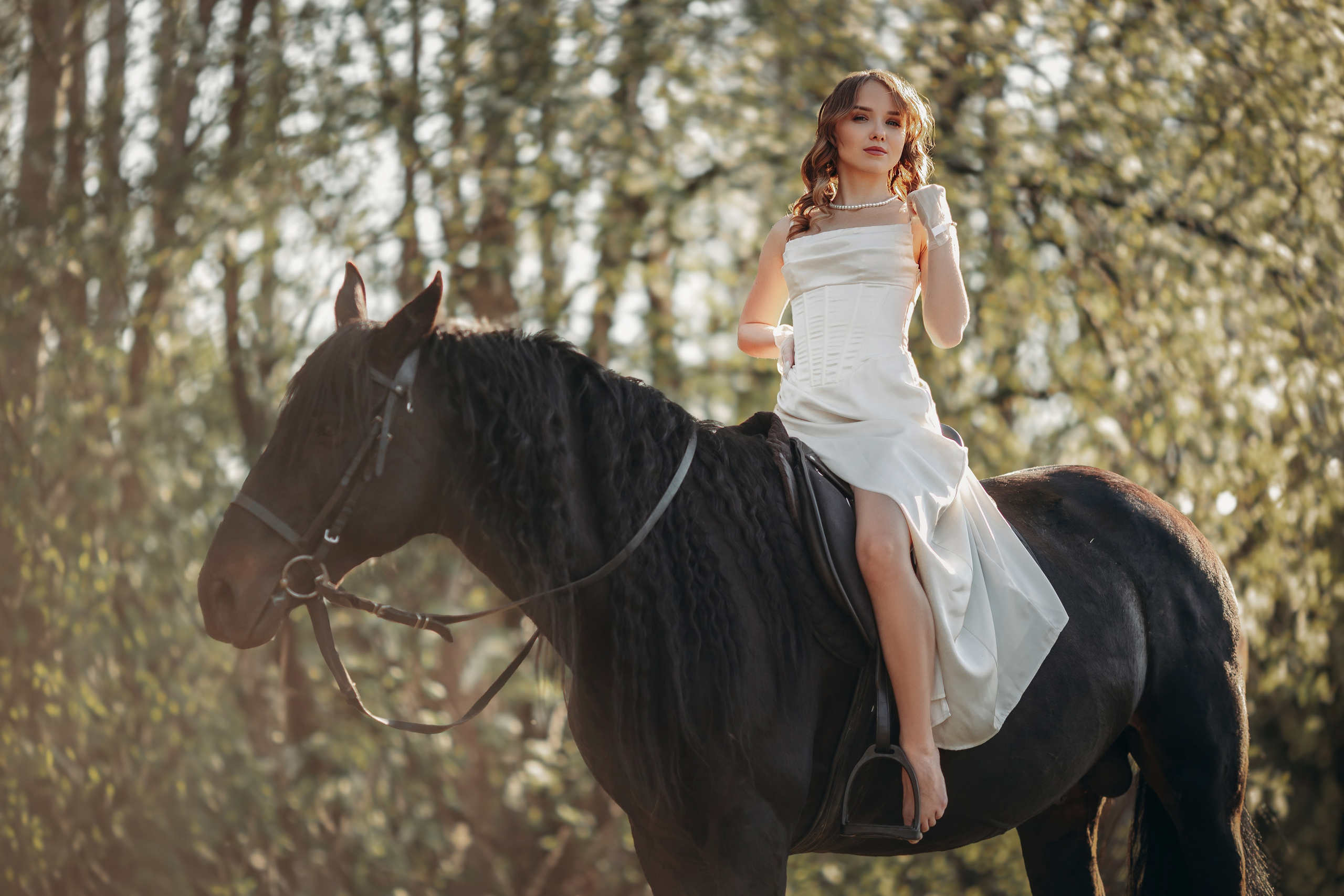 Дарья&Басмач. Анна Молчанова конный фотограф в Тюмени | фотосессии с лошадьми Тюмень