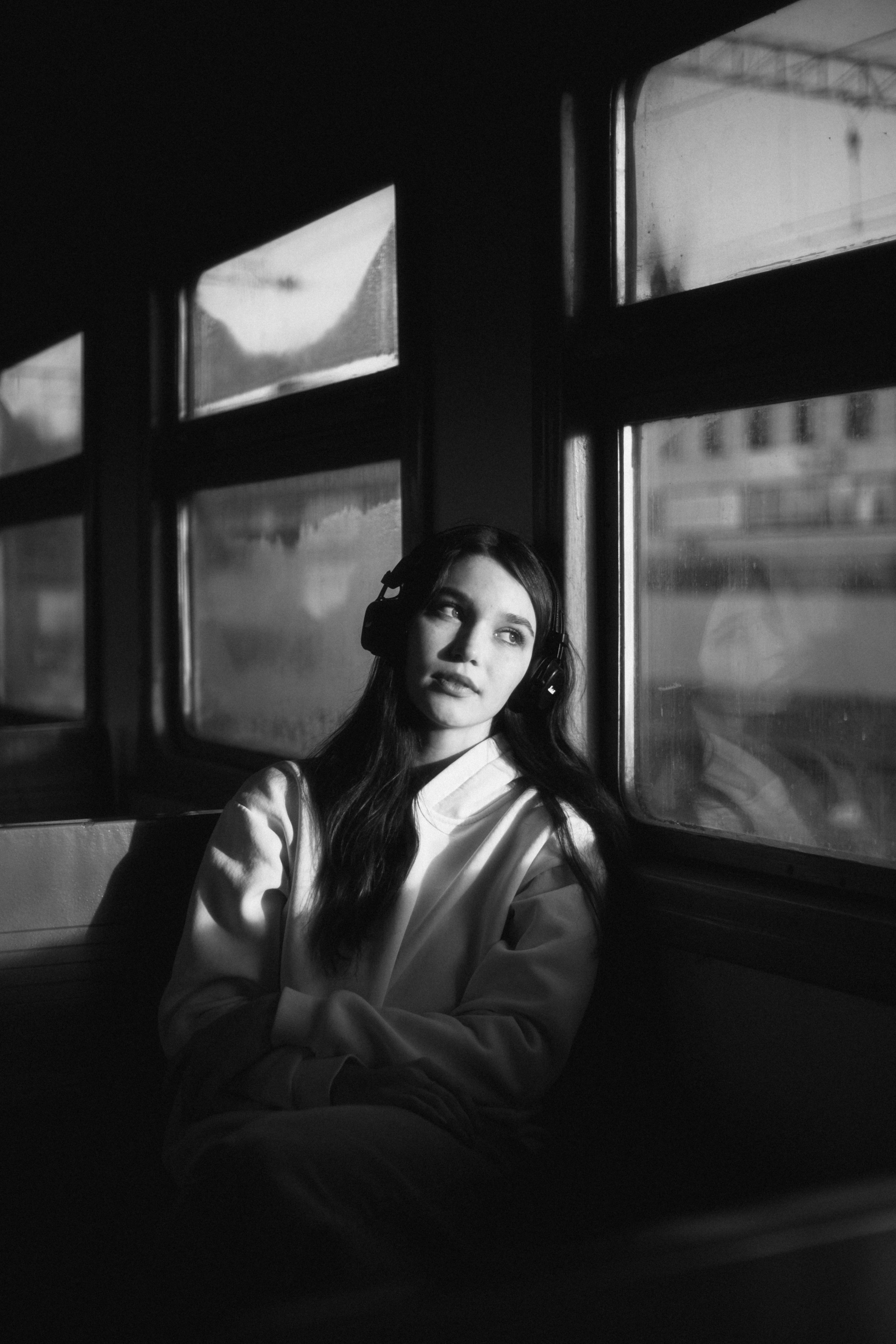 Ксюша. Съёмка в электричке. Lickord