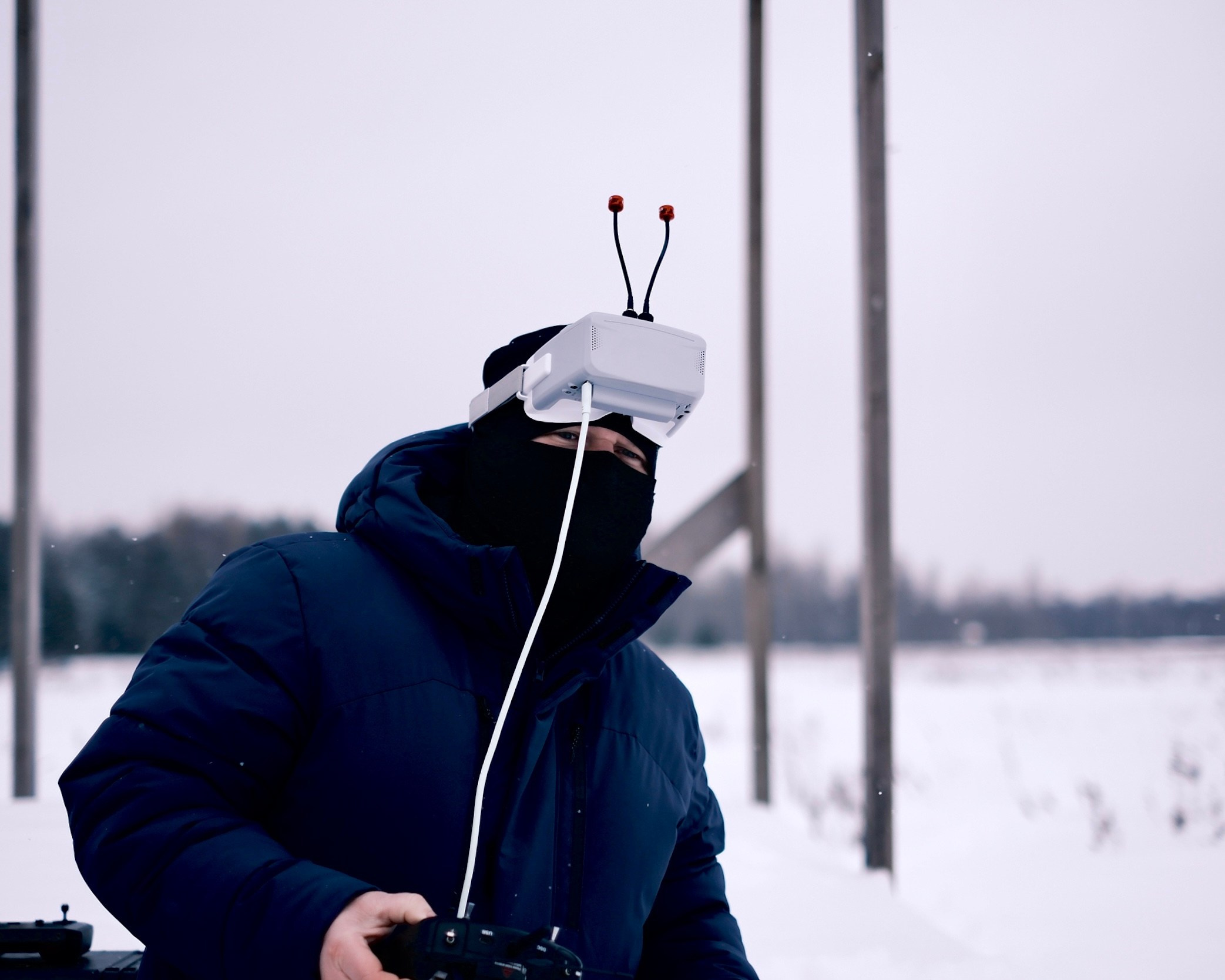 Репортаж с тренировки полетов БПЛА. Репортаж с возложения цветов 23.02.2023