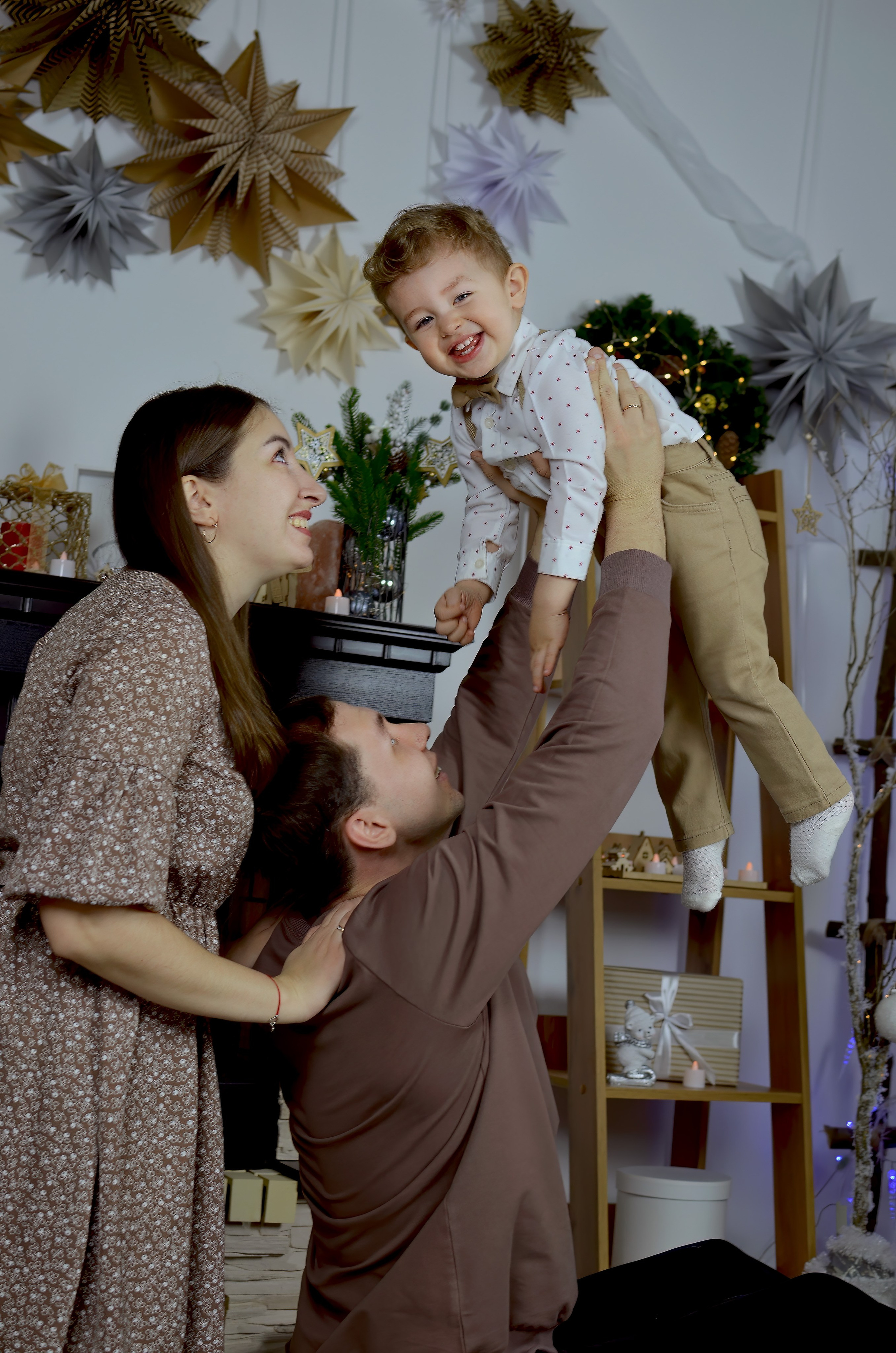 Озорная Новогодняя фотосессия. Семейный и детский фотограф в городе Грязи Олеся Огурцова