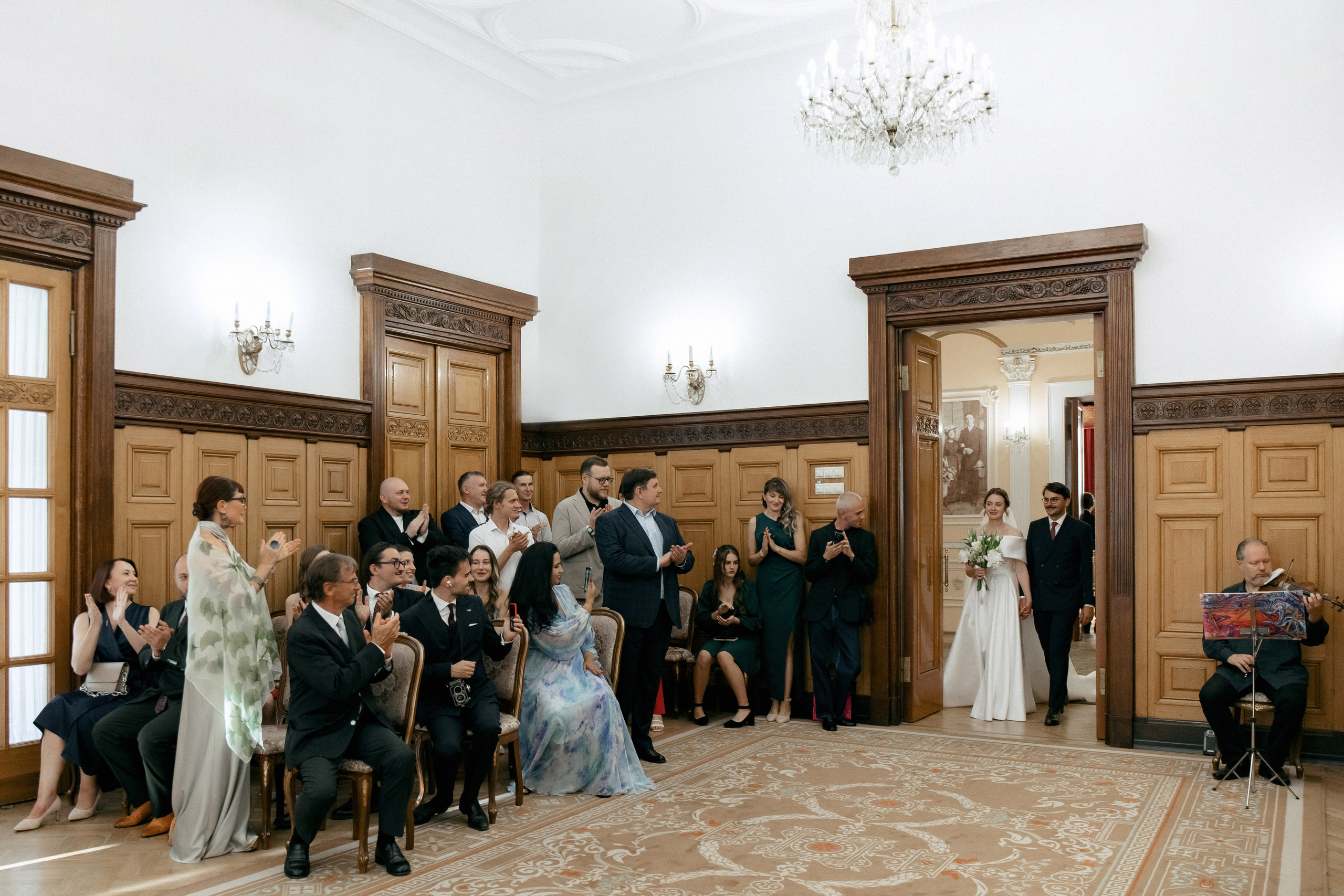 Свадебный банкет в отеле Хилтон Москва Ленинградская. Свадебный фотограф Москва