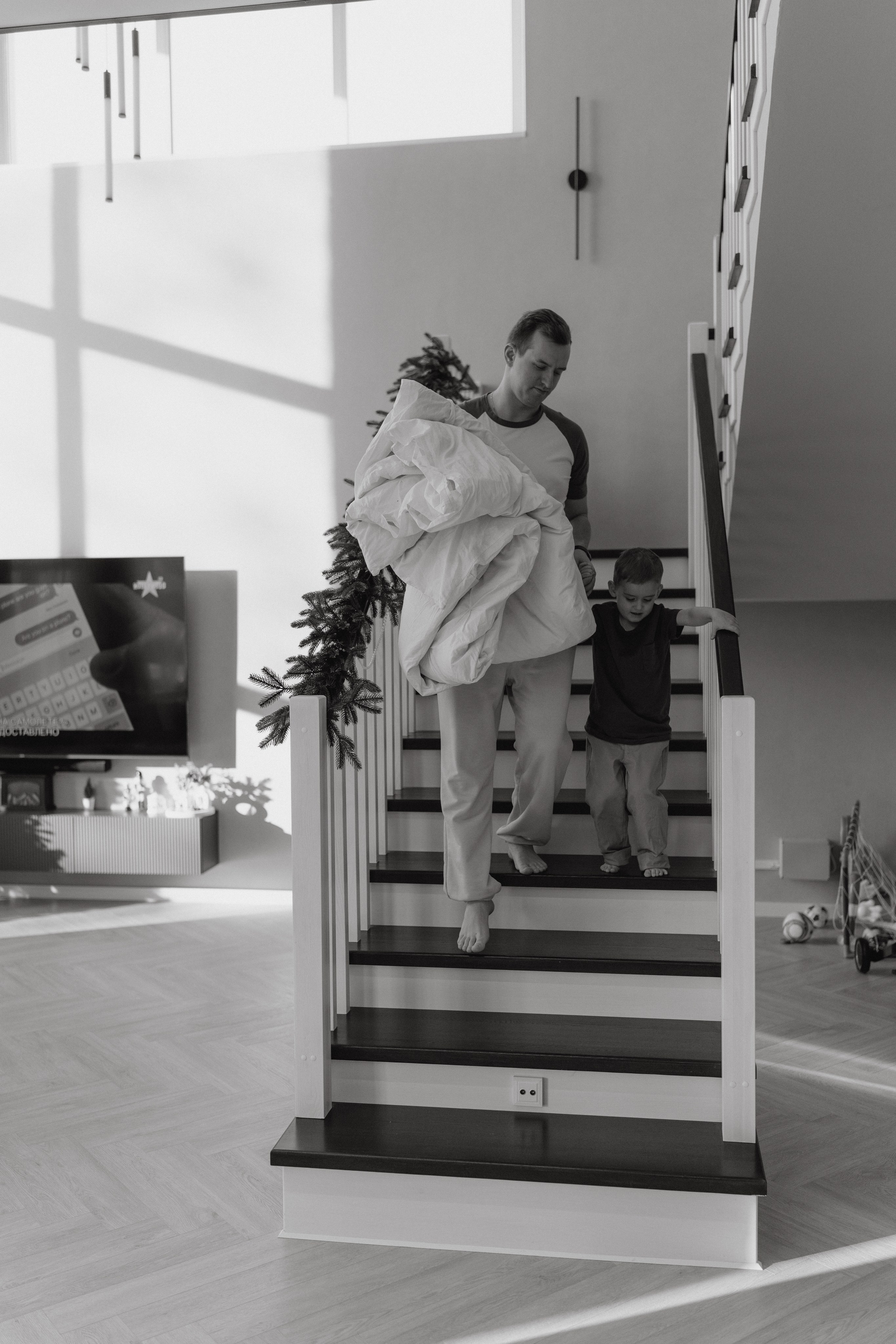 Домашняя съемка семьи Ксении и Алексея. Семейный и портретный фотограф в Санкт-Петербурге Татьяна Гримоть