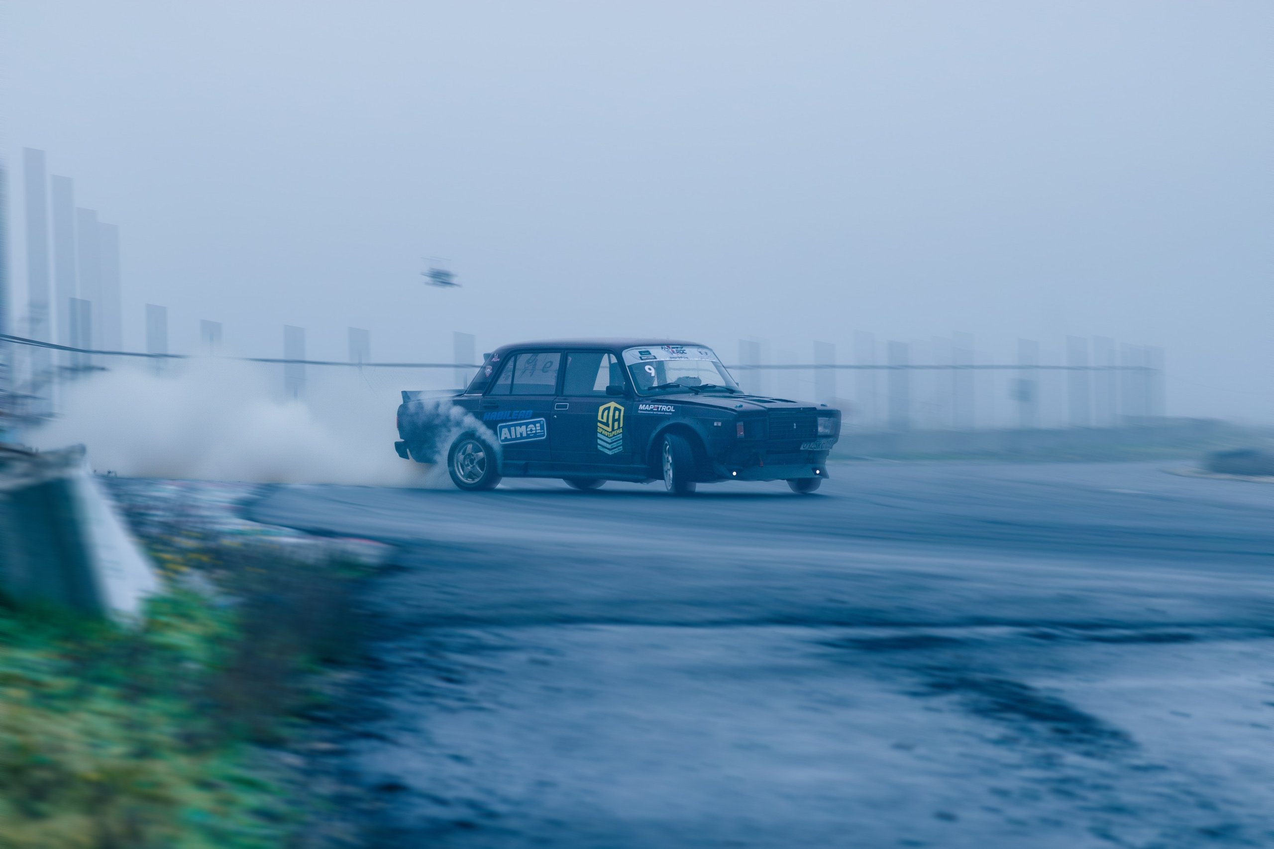 Фотосъёмка профессионального зимнего дрифта в Ростове-на-Дону. Портретный фотограф в Ростове-на-Дону Антон Казарин