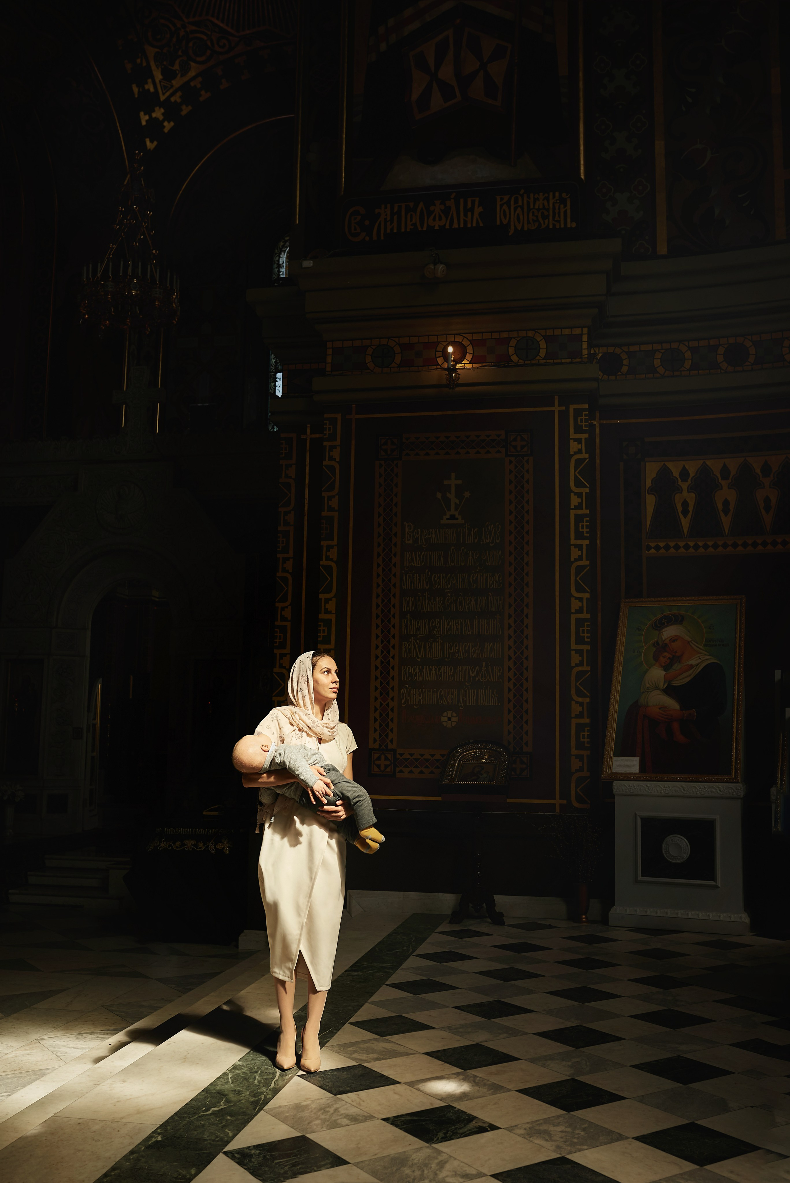 Двойное крещение в Новочеркасском соборе. Семейный фотограф в Ростове-на-Дону Татьяна Литвинова