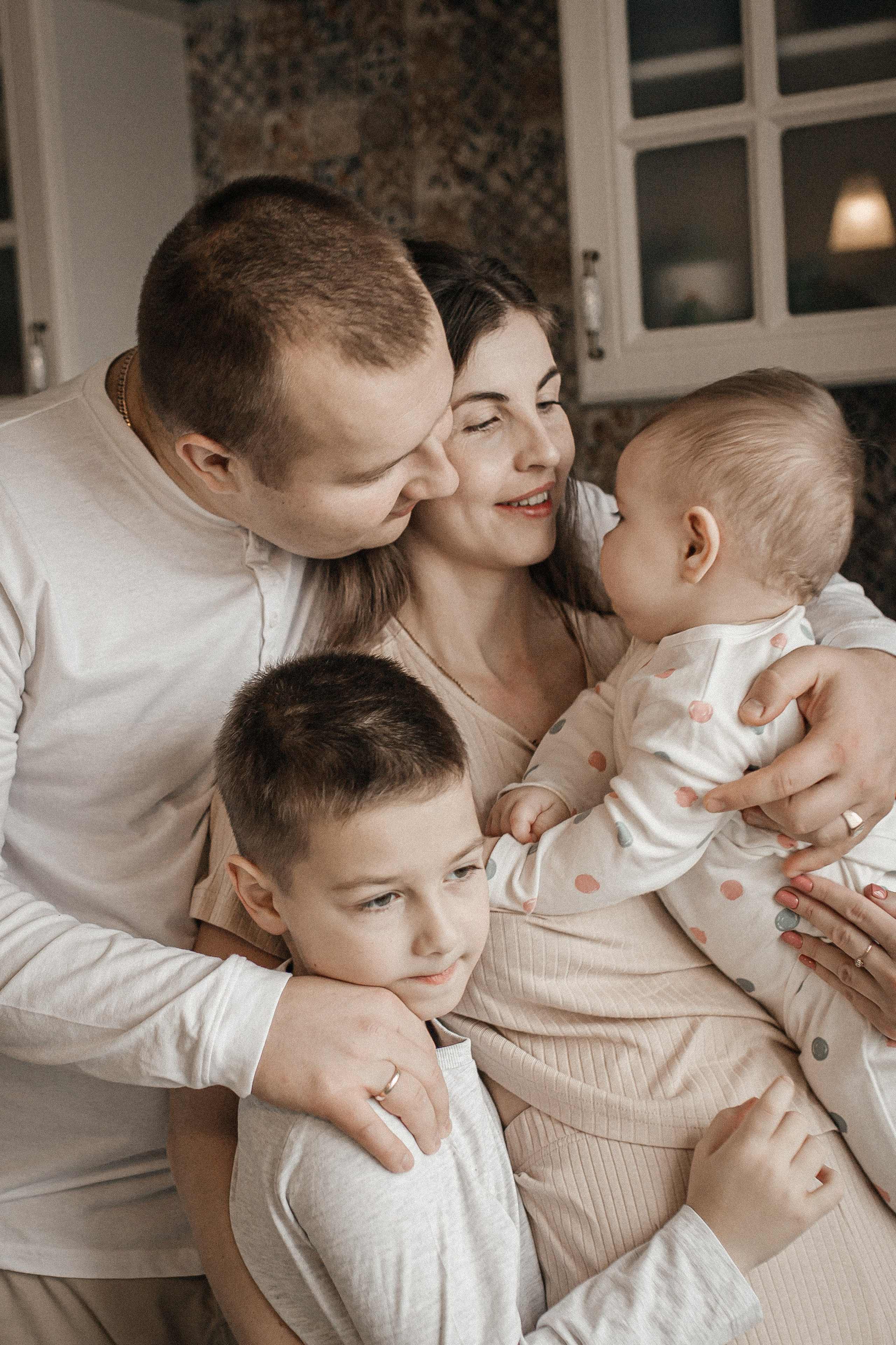 Уютная домашняя новогодняя фотосессия. Фотограф на крещение (крестины) и венчание Старый Оскол, Наталья Беседина