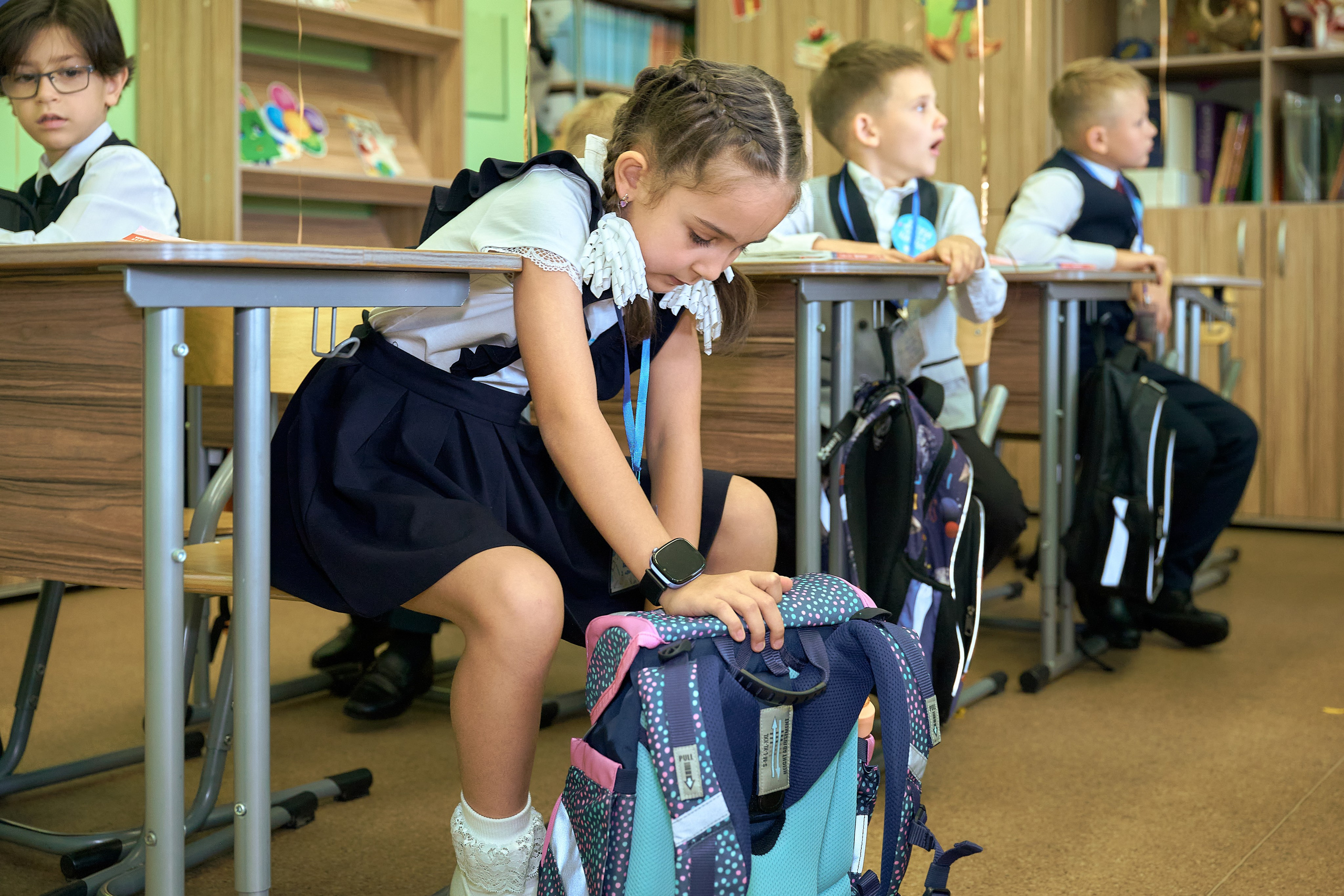 ПЕРВОКЛАШКИ апрелевской школы № 3. Школьный и семейный фотограф, Одинцово