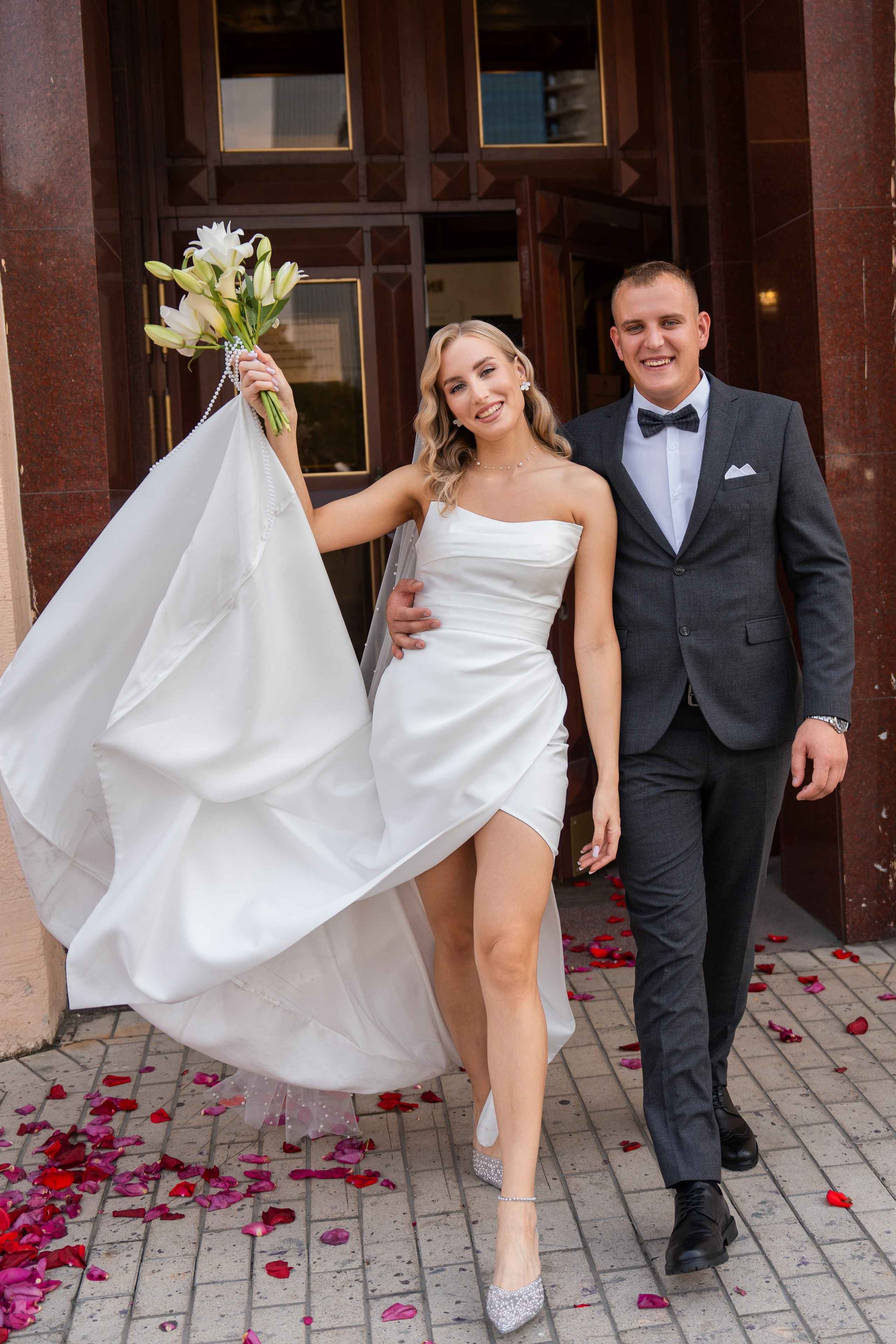 Свадебная фотосессия в Москве, регистрация в Кутузовском ЗАГСе Москва. Свадебный фотограф в Москве Анна Полушина