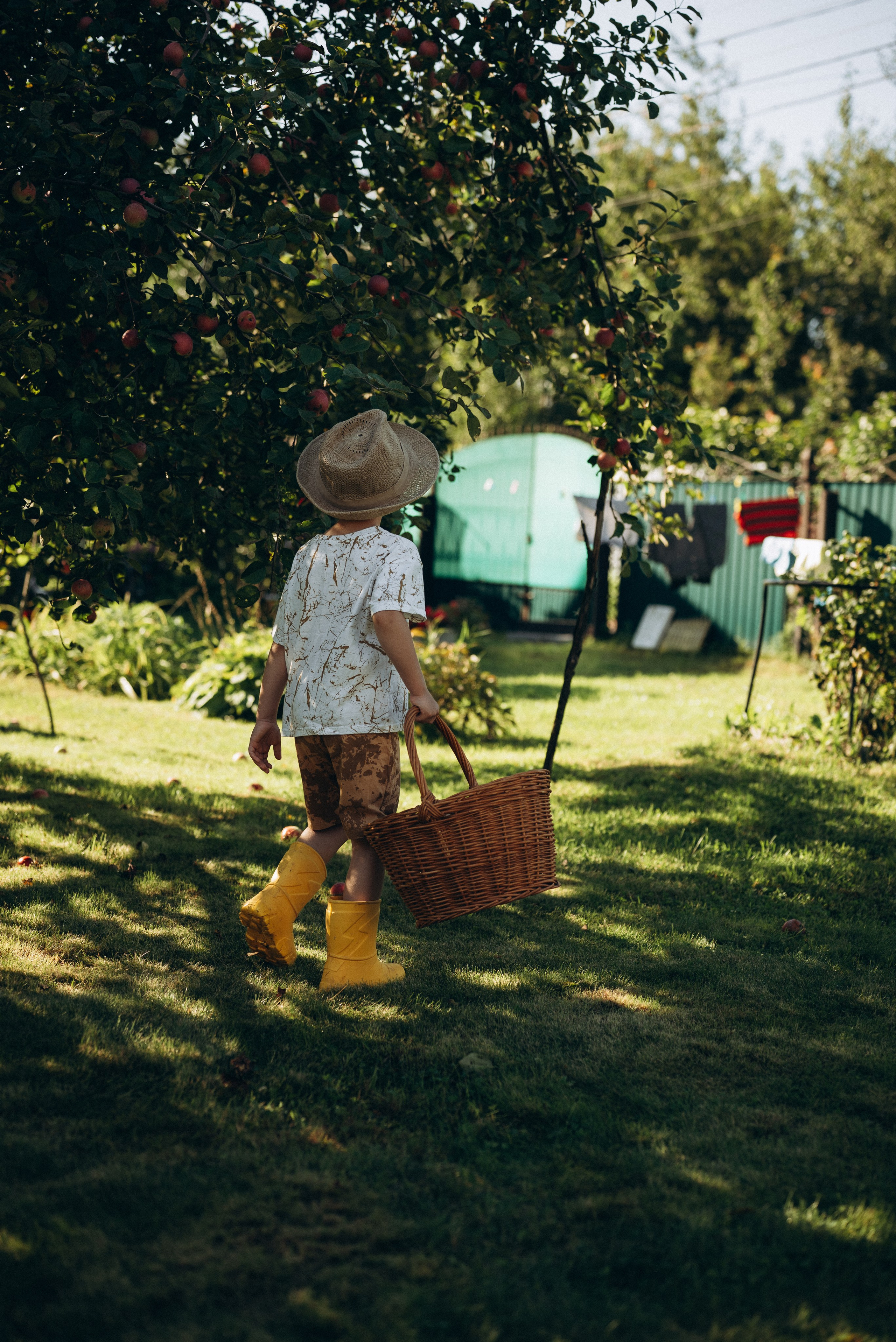 Маленький садовник. Семейный фотограф в Москве Дарья Пузикова