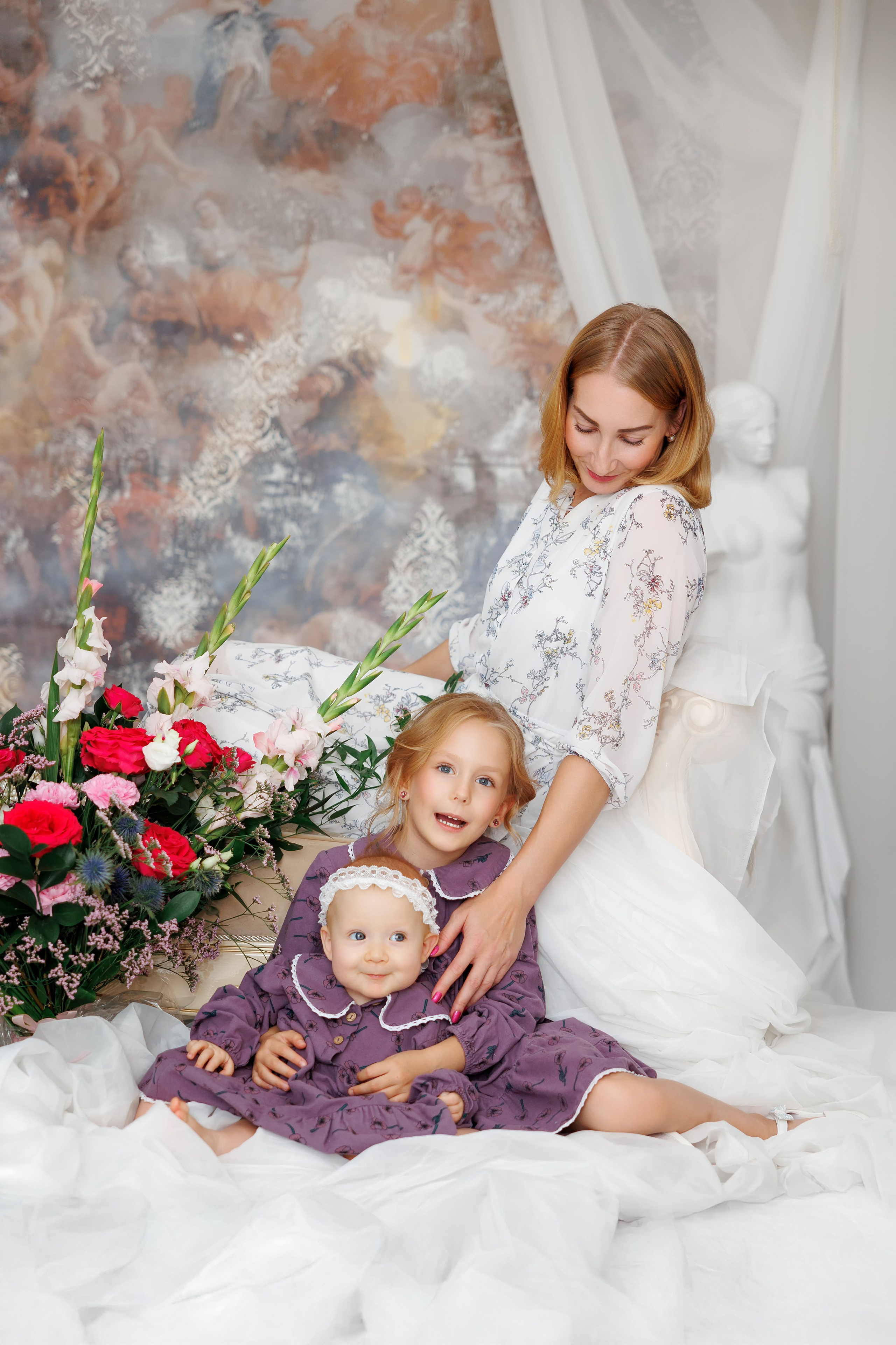 Семейная фотосессия в студии. Фотограф Анастасия Сынкова в Санкт-Петербурге