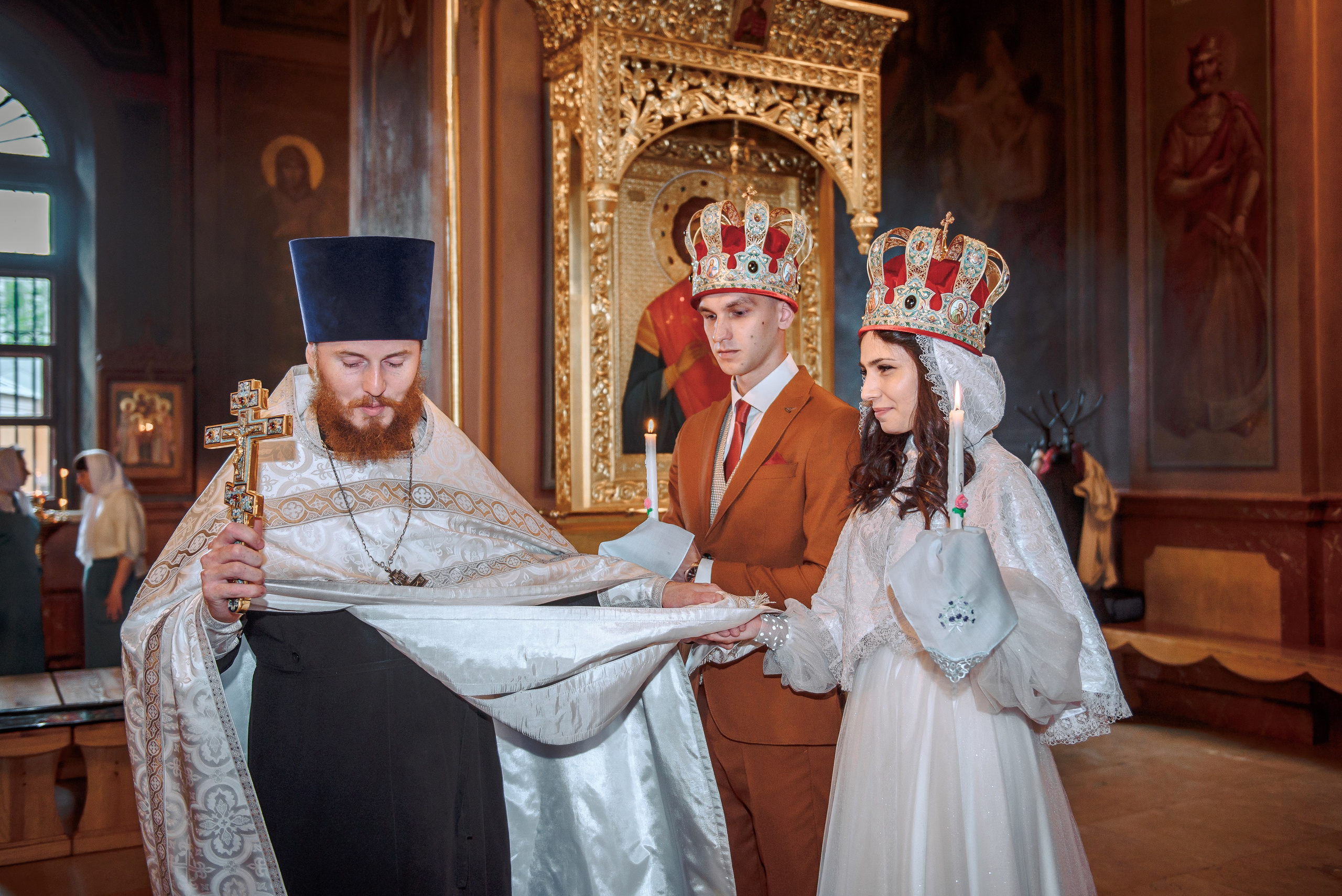 Венчание в Храме Бориса и Глеба в Дегунино. Свадебный и семейный фотограф в Москве Юлия Винник